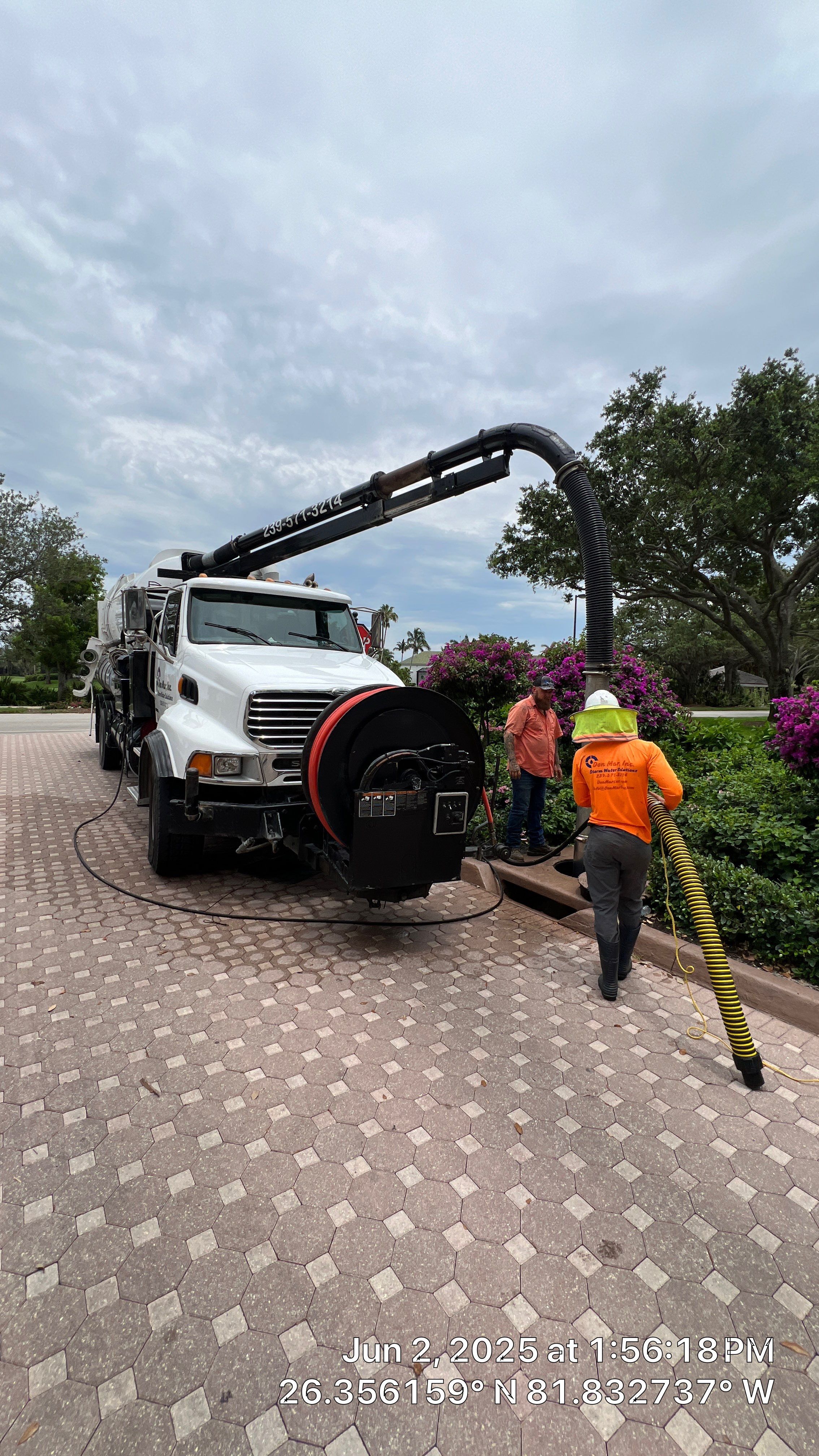 Bonita Bay Condo Stormwater System Cleaning by Don Mar, Inc. Storm Water Solutions