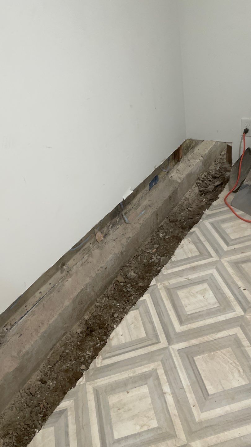 Interior Drain Tile & Buried Discharge in St. Anthony, MN by Waterproofing Northeast