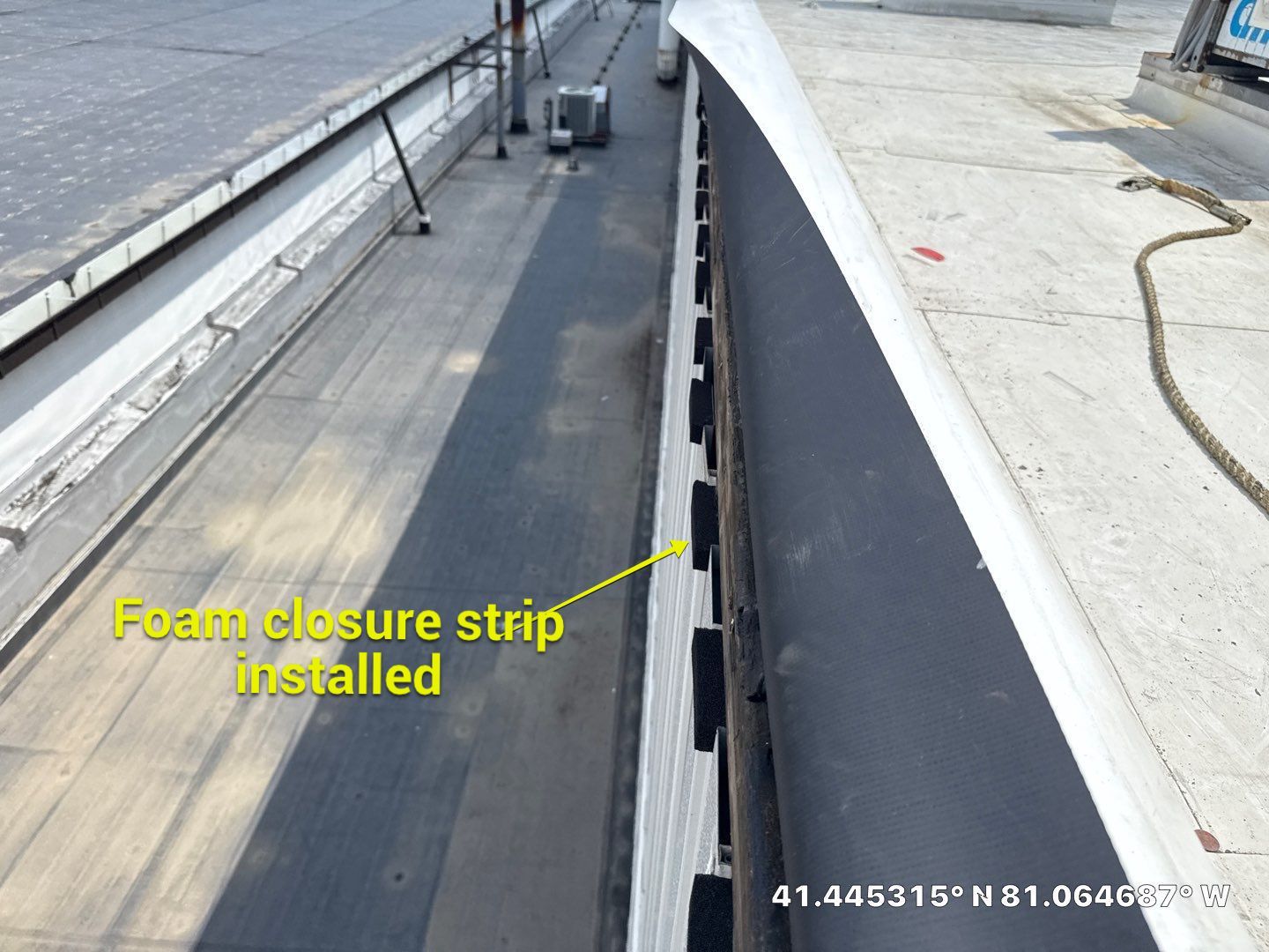 Edge metal and Siding replacement by Commercial Roofing and Coating Systems 