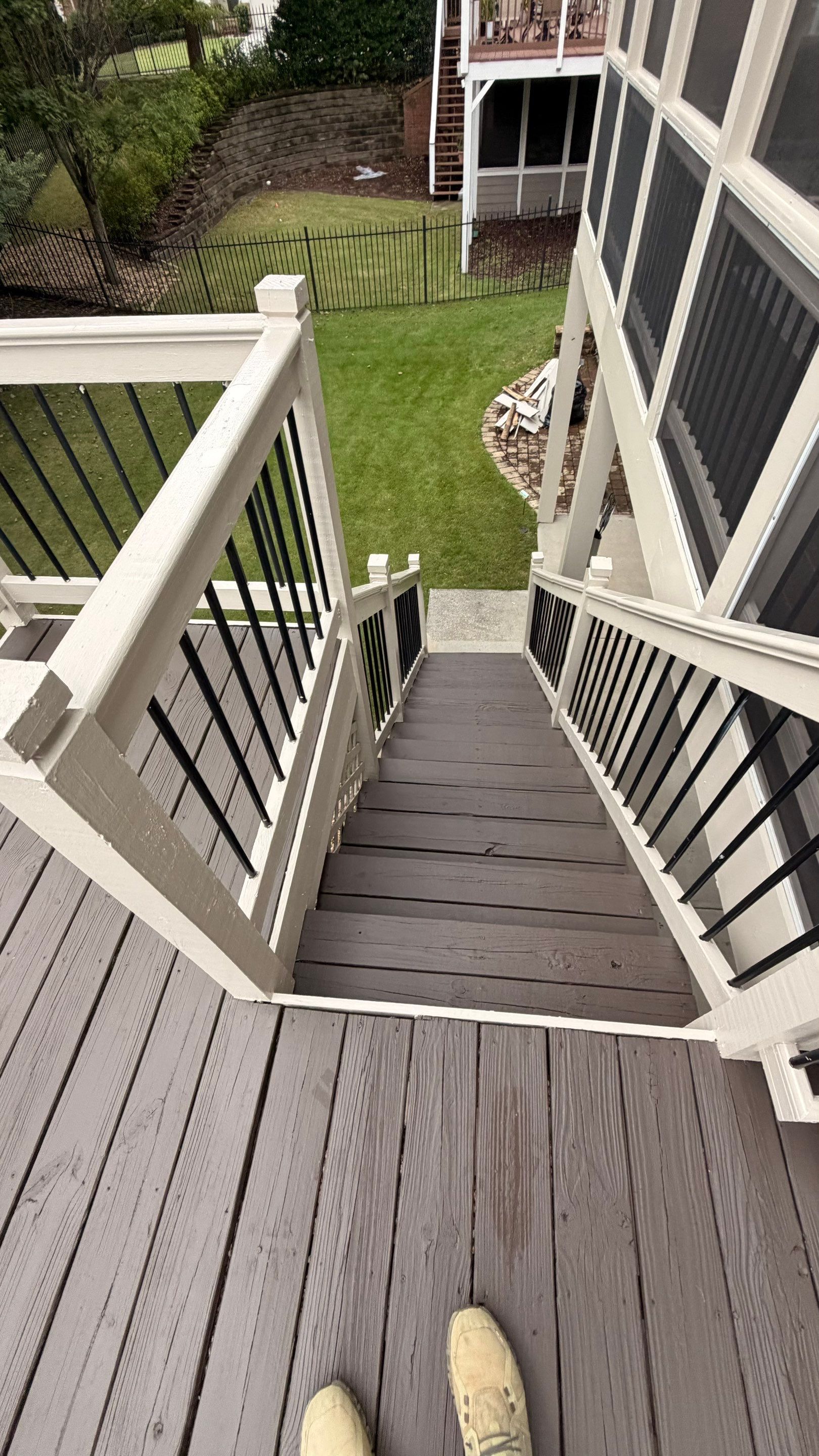 Complete Exterior Home Painting and Porch Refresh in Smyrna by Swift Home Renovations 