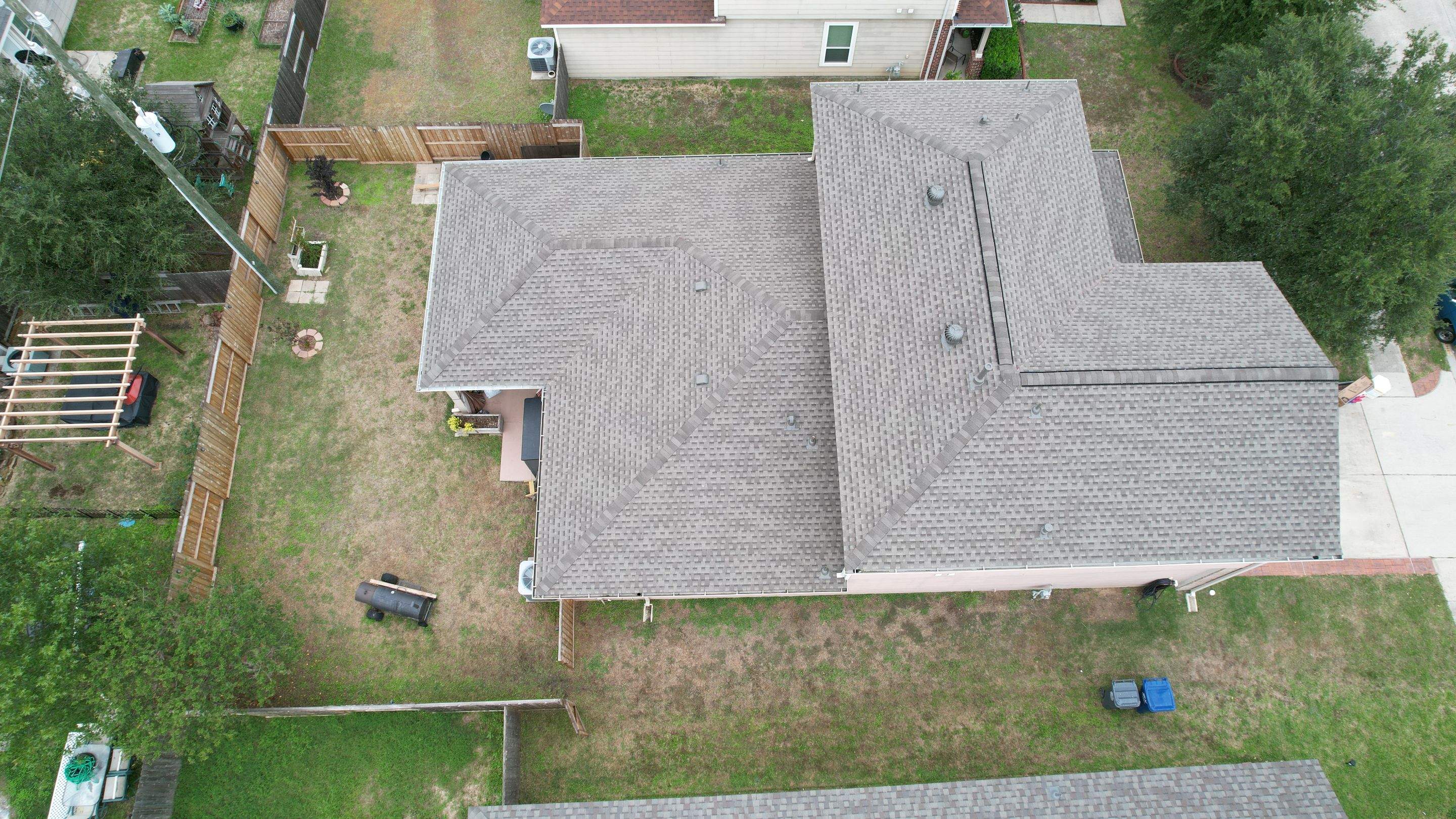 Silver-Gray Roof Replacement, Dry-In to Done — Spring, TX by PL Roofing & SB Roofing, LLC.