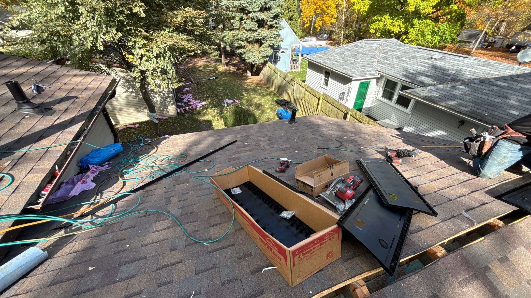 Roof Replacement using Owens Corning Teak by 180 Contractors