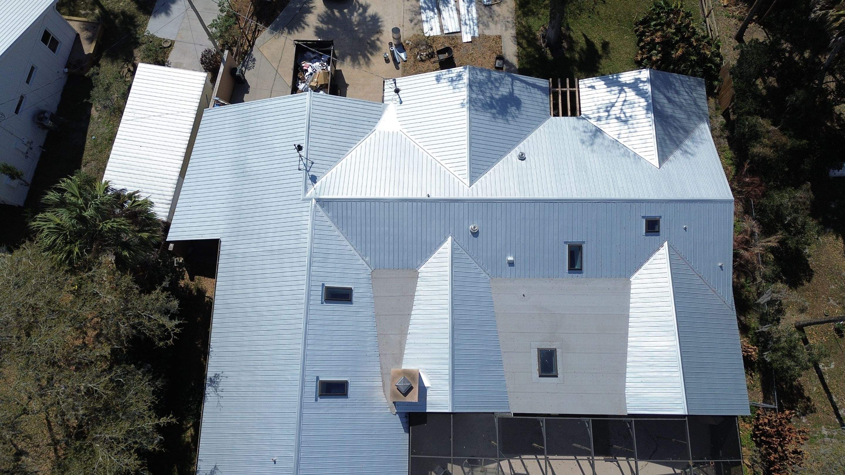 Ultra Rib Panel Galvalume Finish by Gold Key Roofing