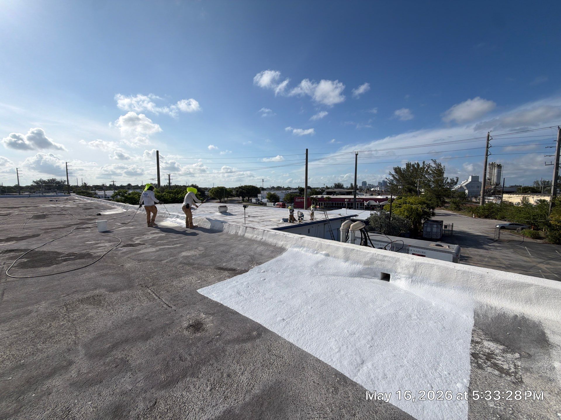 Fort Lauderdale Commercial Roof Restoration and Reflective Coating Installation by Roof King LLC