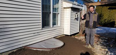 Egress Window Installation using Rockwell Egress Fiberglass Egress Window Well