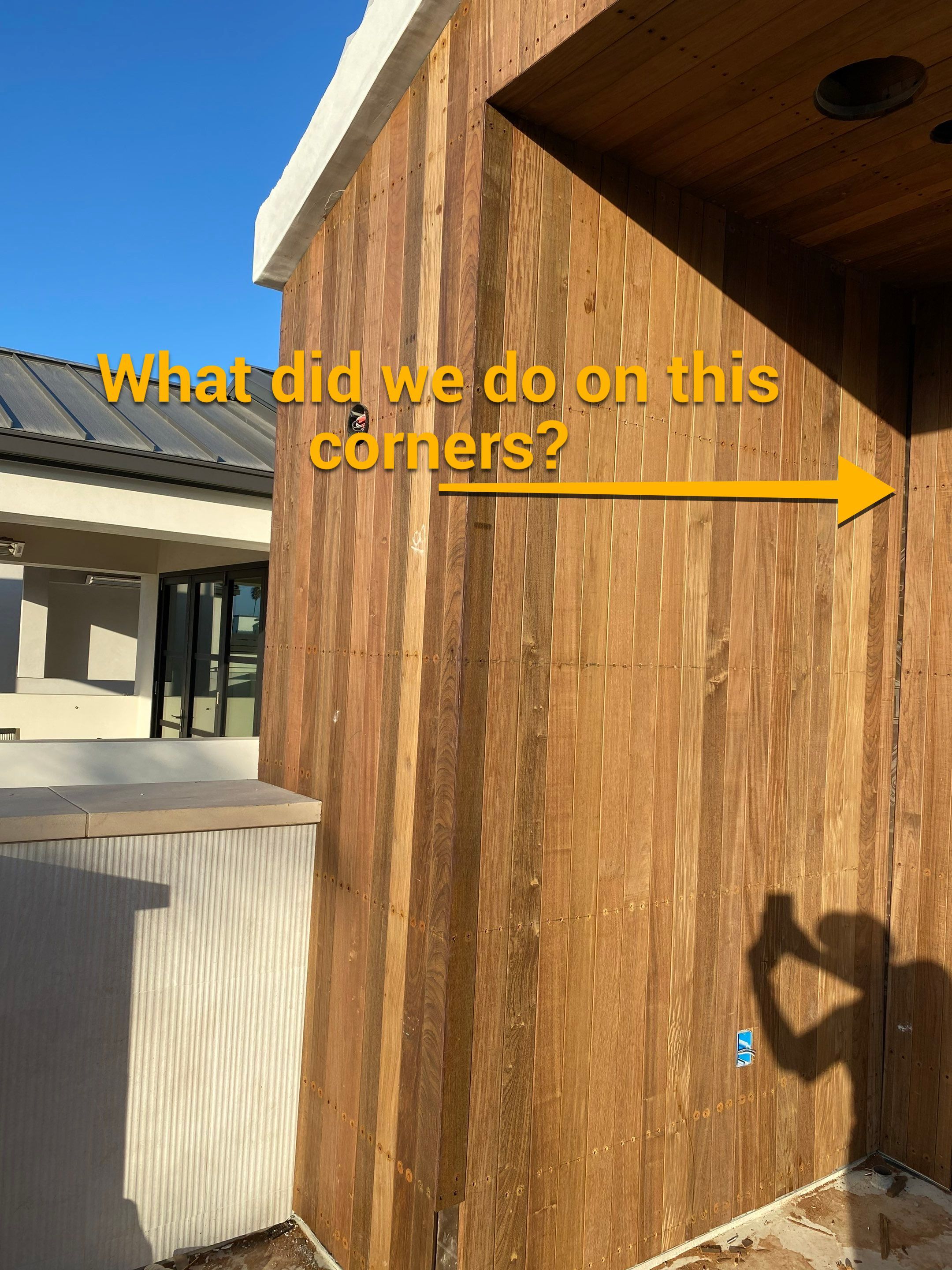 IPE vertical installation by New Era Siding Inc 