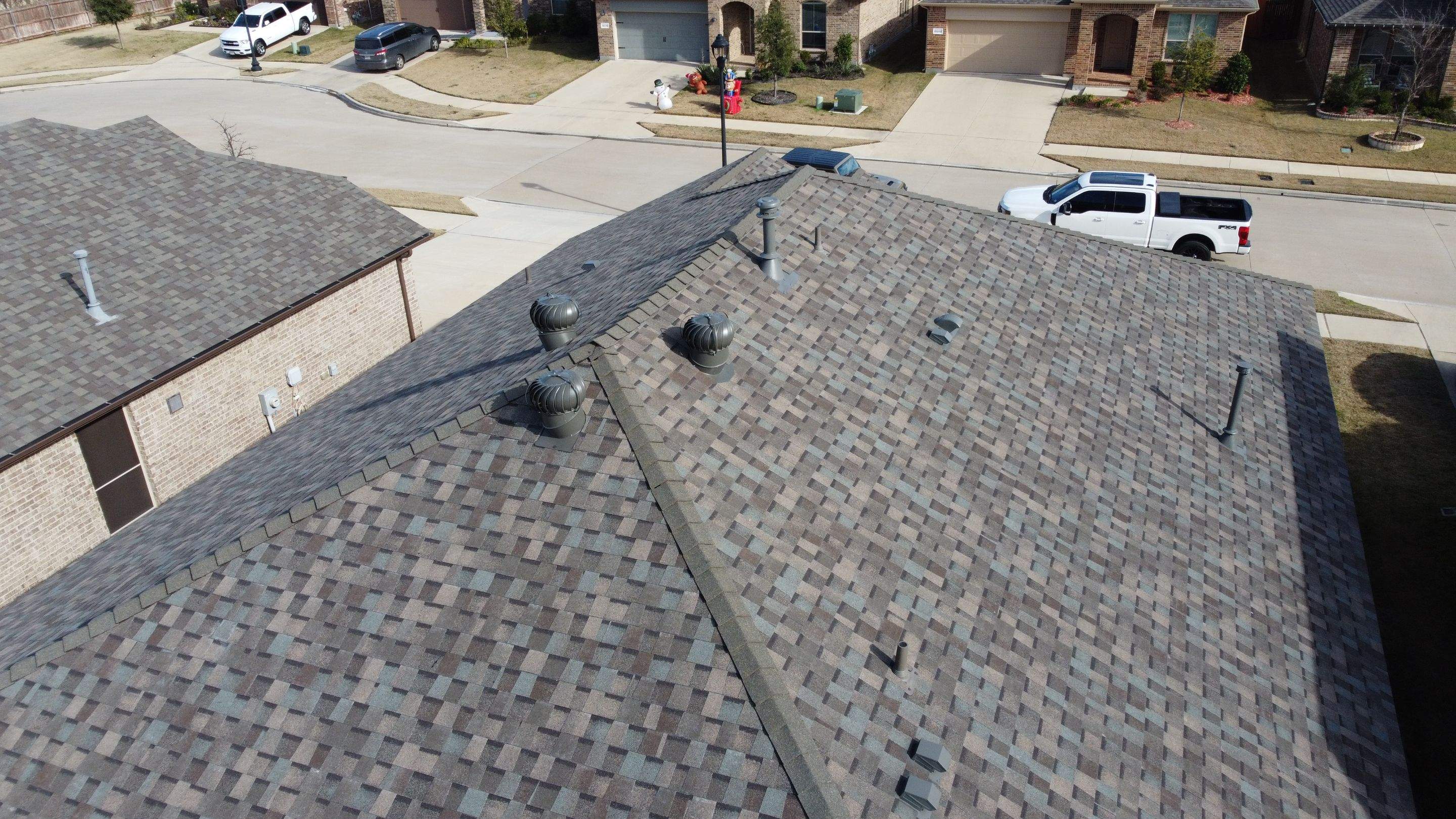 Residential Roofing Installation using ATLAS StormMaster Shake by Harvey Roofing & Construction