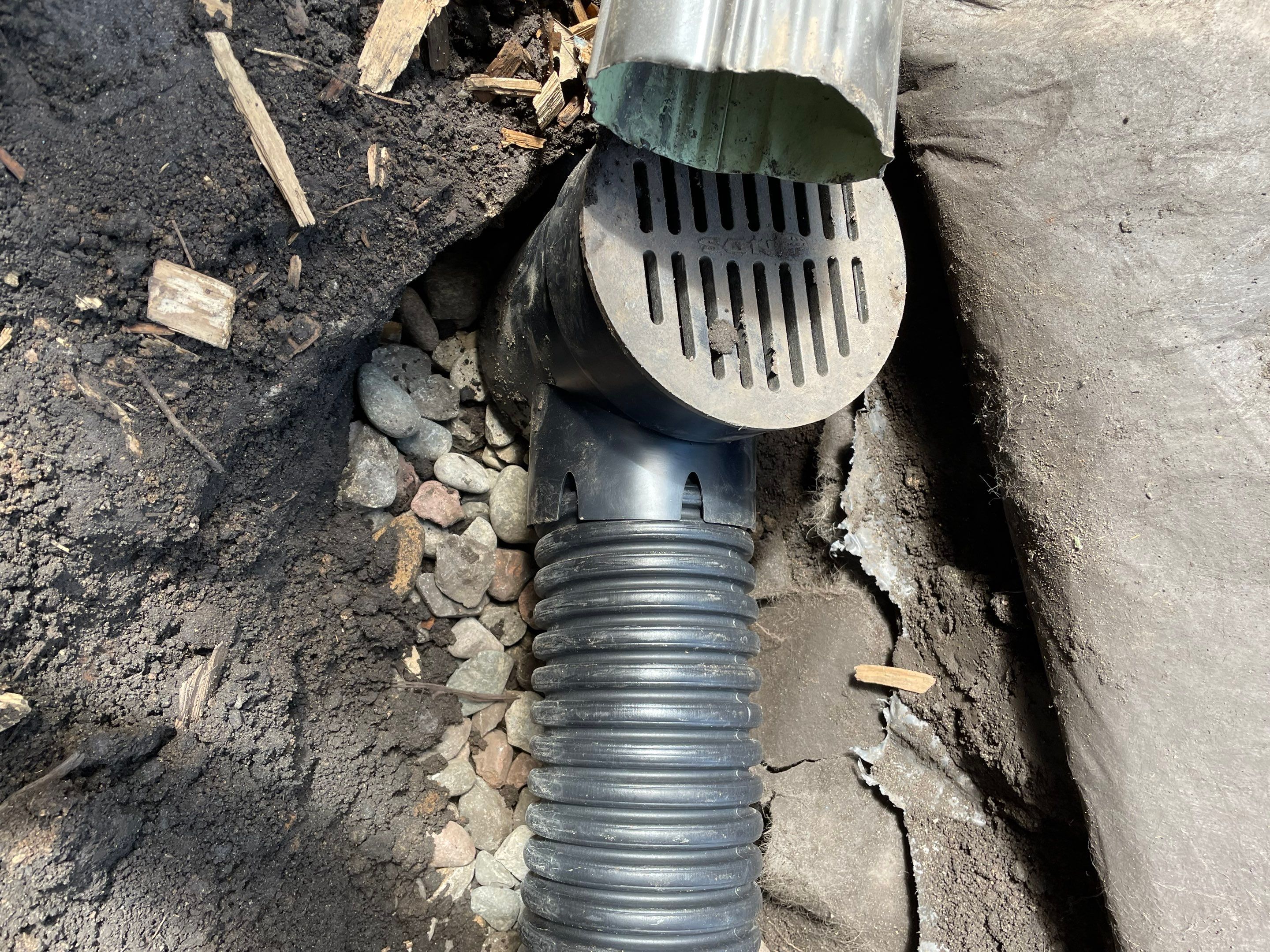 Peter's French Drain and Roof Runoff System Upgrade by Waterproofing Northeast