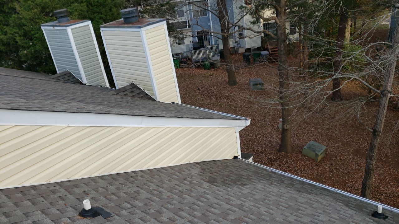 Gutter Cleaning using water by G&H Home Tech Pros LLC
