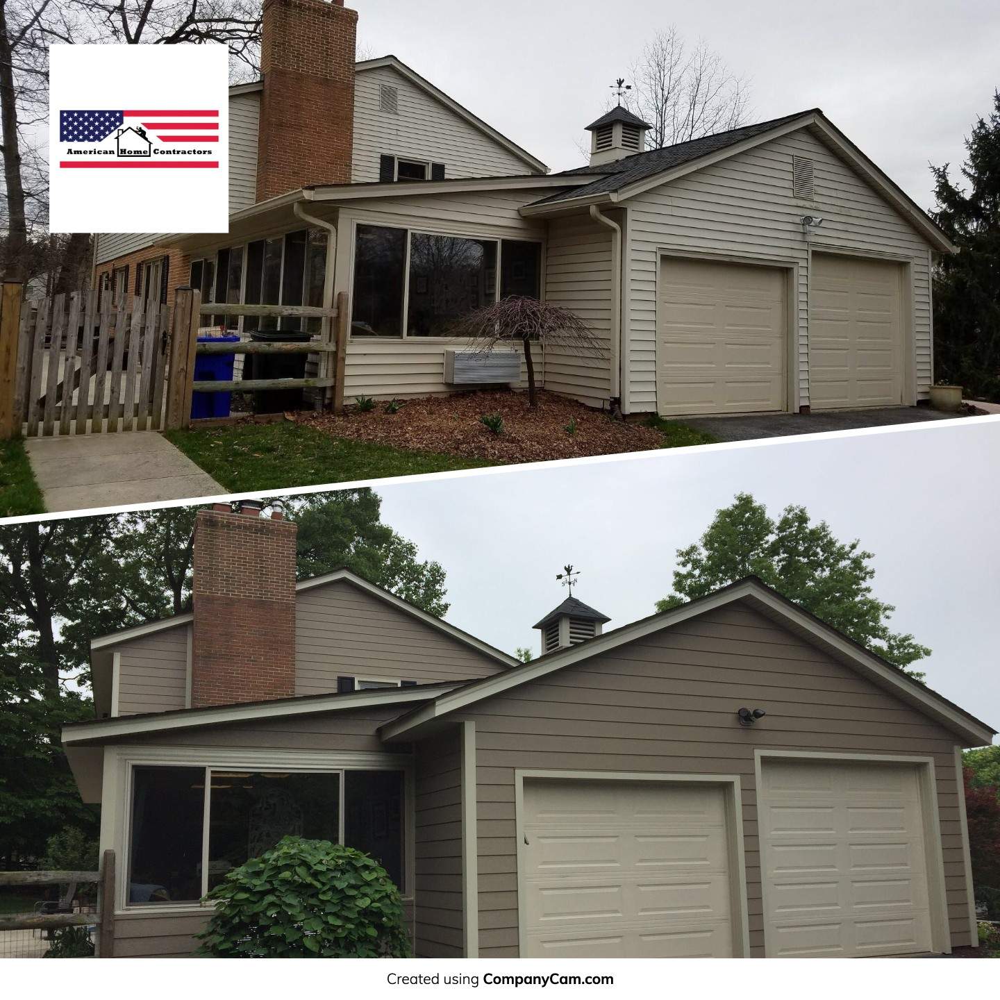 Siding and Roof Replacement by American Home Contractors