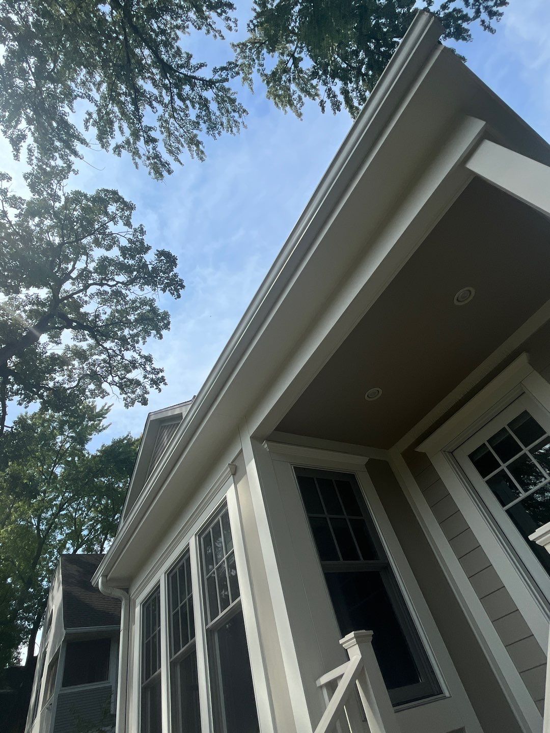 Hardie Board House & Detached Garage Soft Washing by Northern Power Washing LLC.