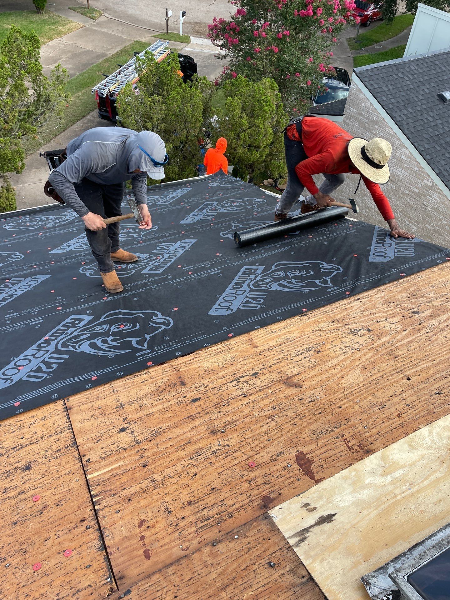 Residential Roofing Installation using Owen's Corning Duration (Lifetime) Shingles by Roof Repair Company