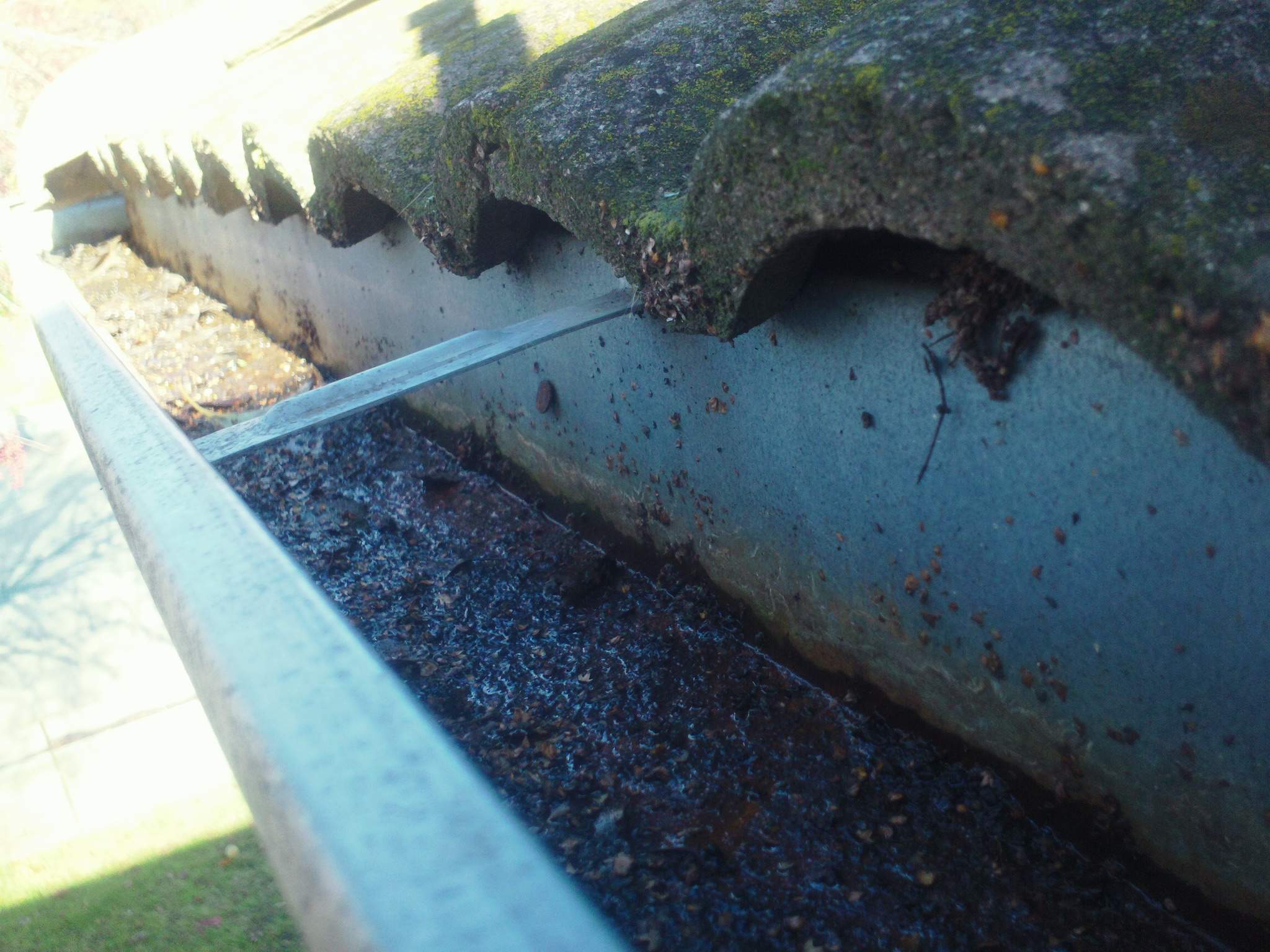 Gutter Installation using Englert LeafGuard Gutters by Byers Enterprises 