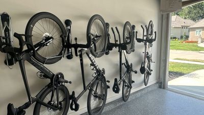 New bike storage for Jason E. along with some overhead racks 