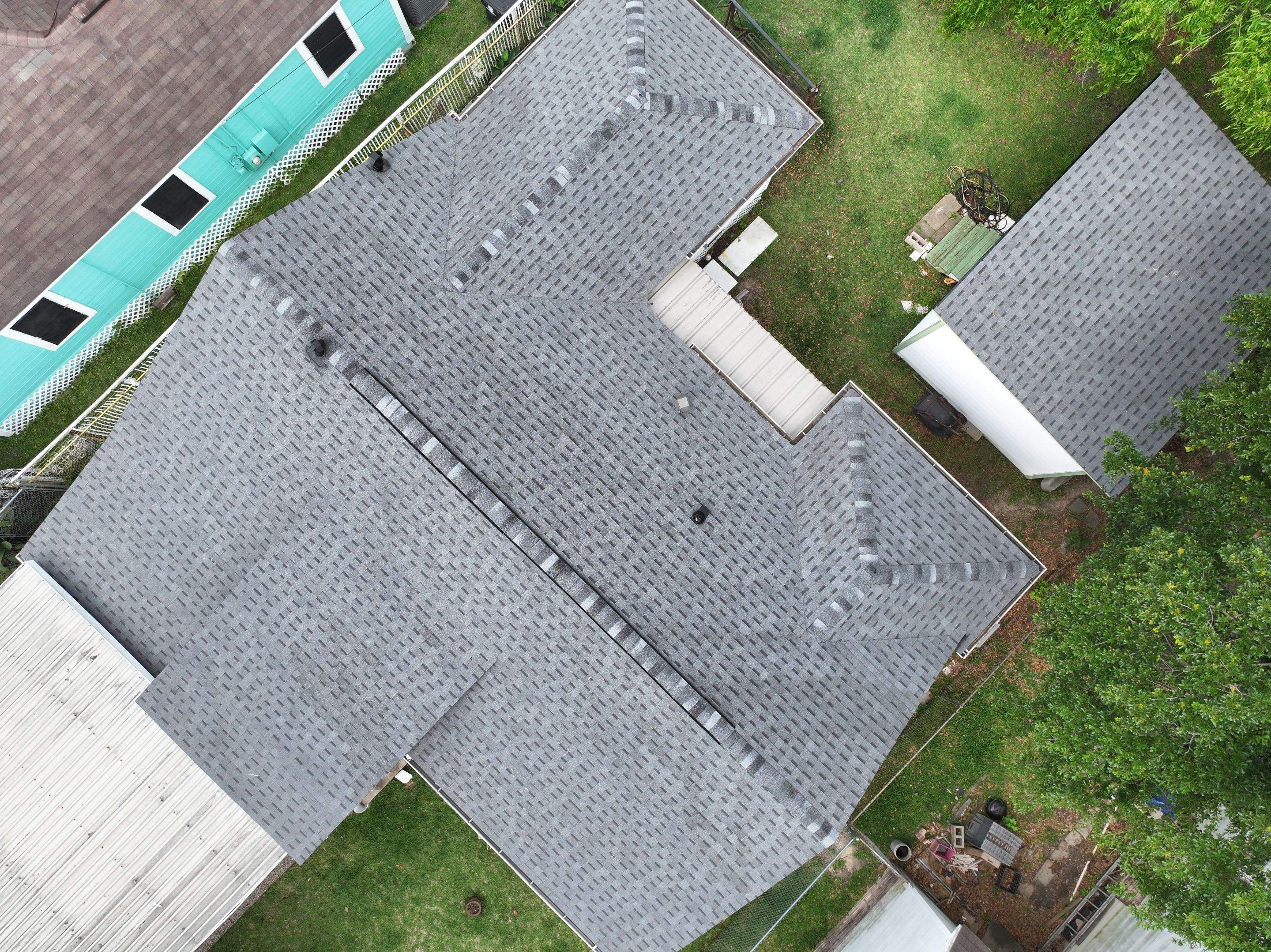 Aging Roof Renewed with Architectural Shingles — Houston, TX by PL Roofing & SB Roofing, LLC.