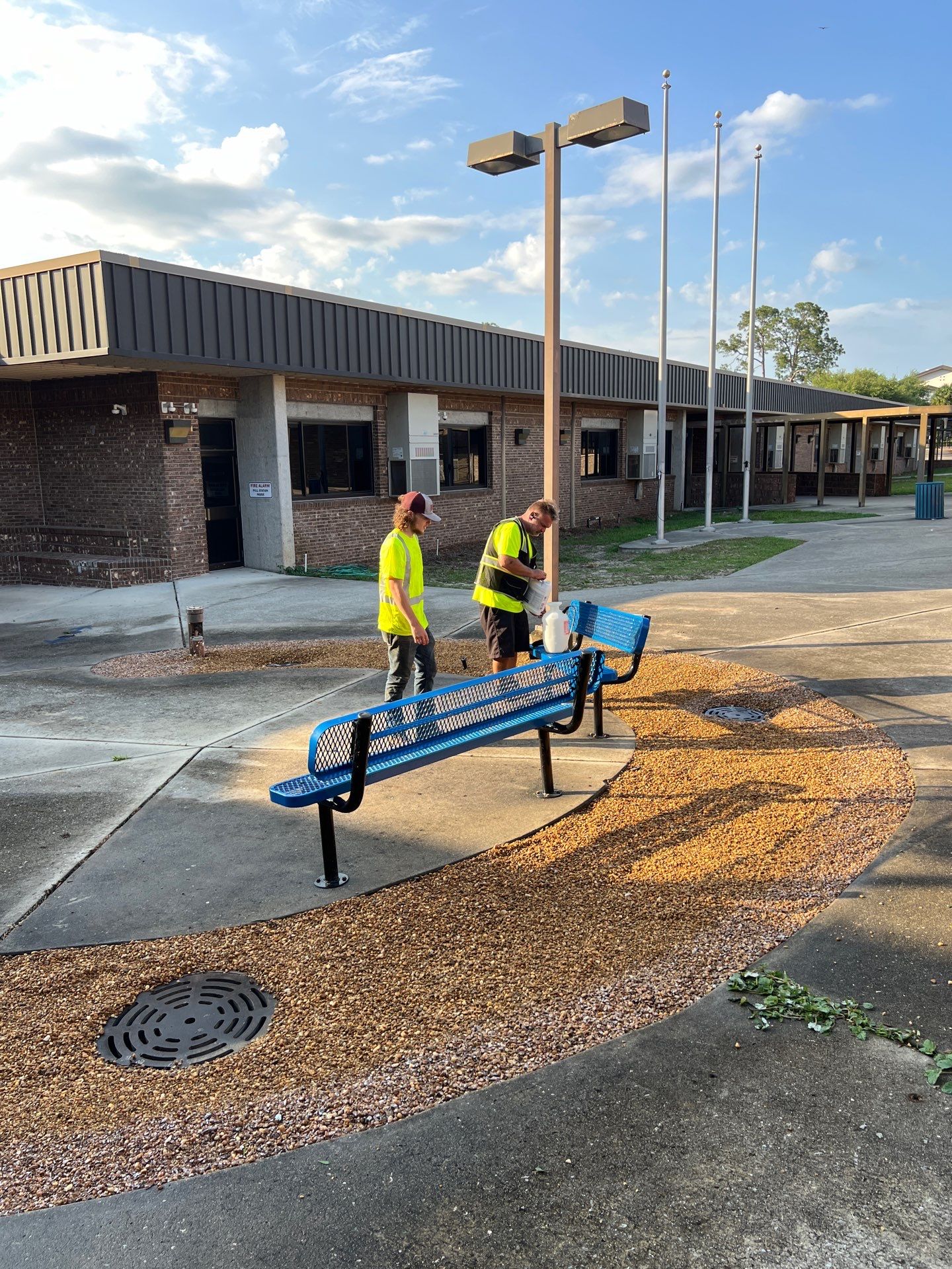 Landscape Install | Keystone Heights HS by ProGreen Services