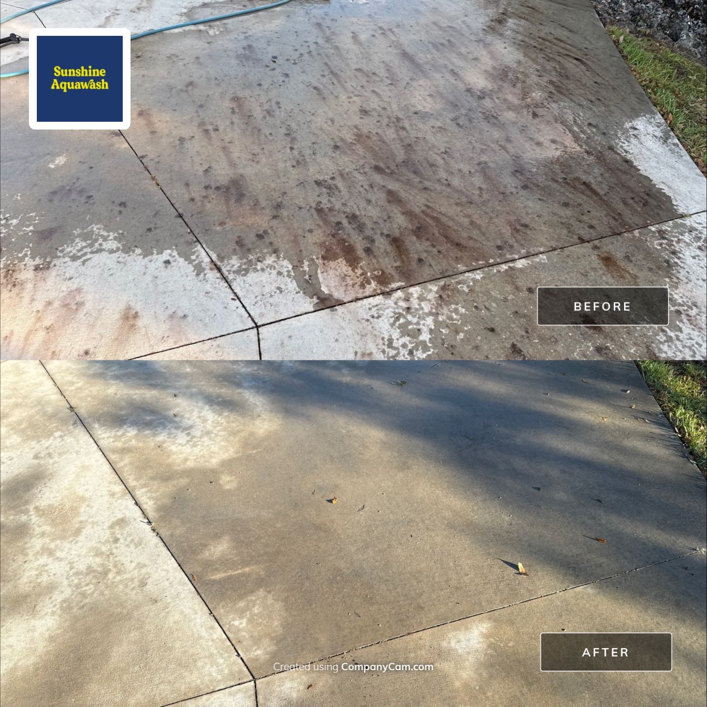🏡 Large Concrete Driveway & Sidewalk Cleaning – Winding River Community, Bradenton, FL by Sunshine AquaWash
