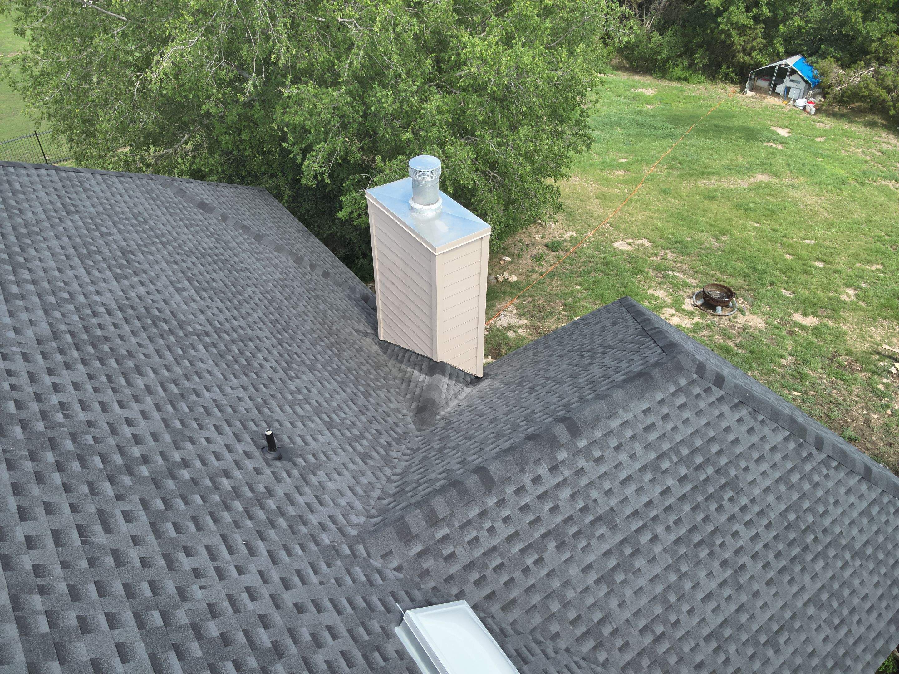 Residential Roof Replacement using GAF - HDZ - Charcoal by Action Exteriors Austin