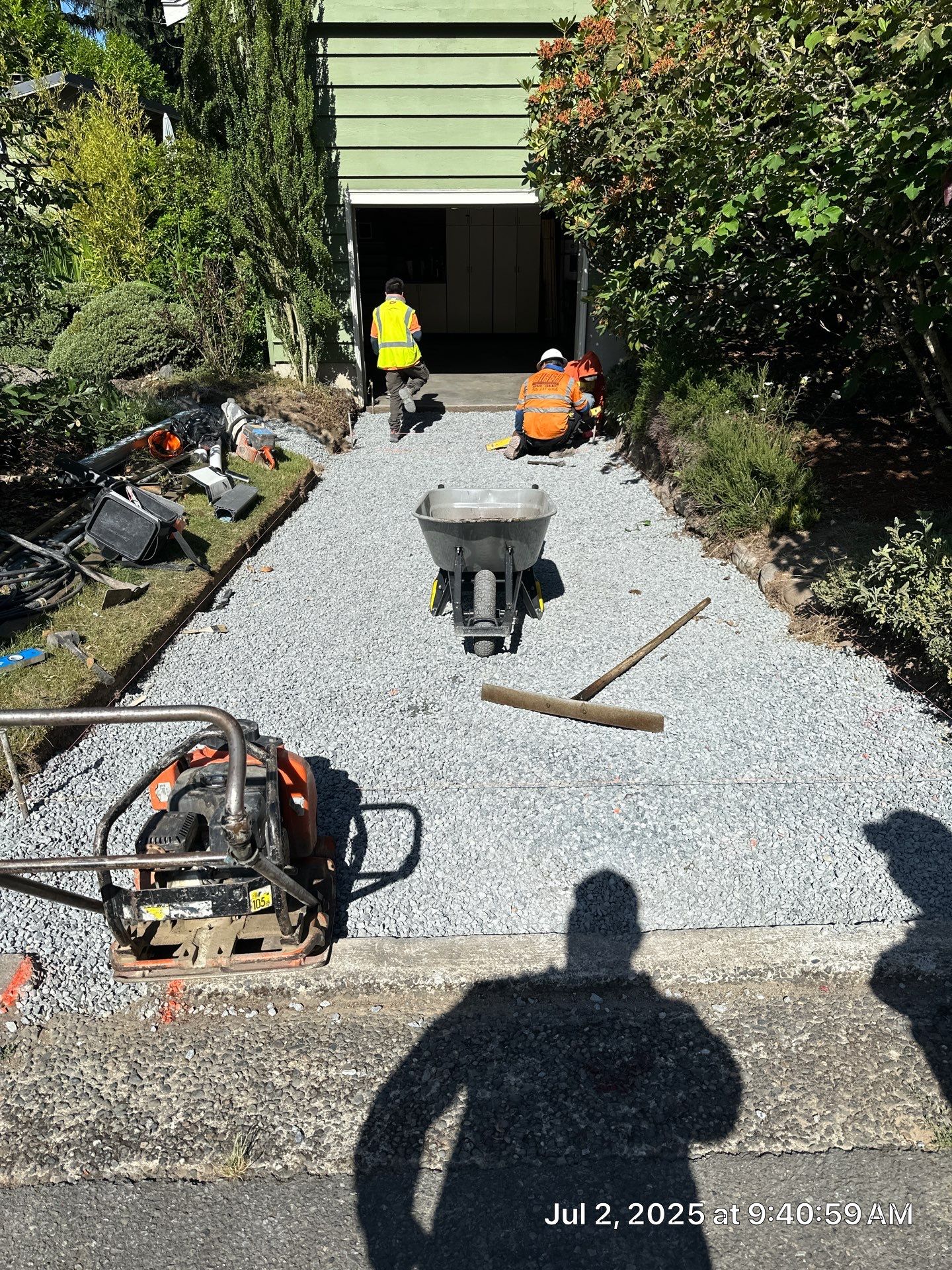 Pavers Driveway & Walkway with Concrete Lip | Seattle  by Jireh Asphalt & Concrete Inc 