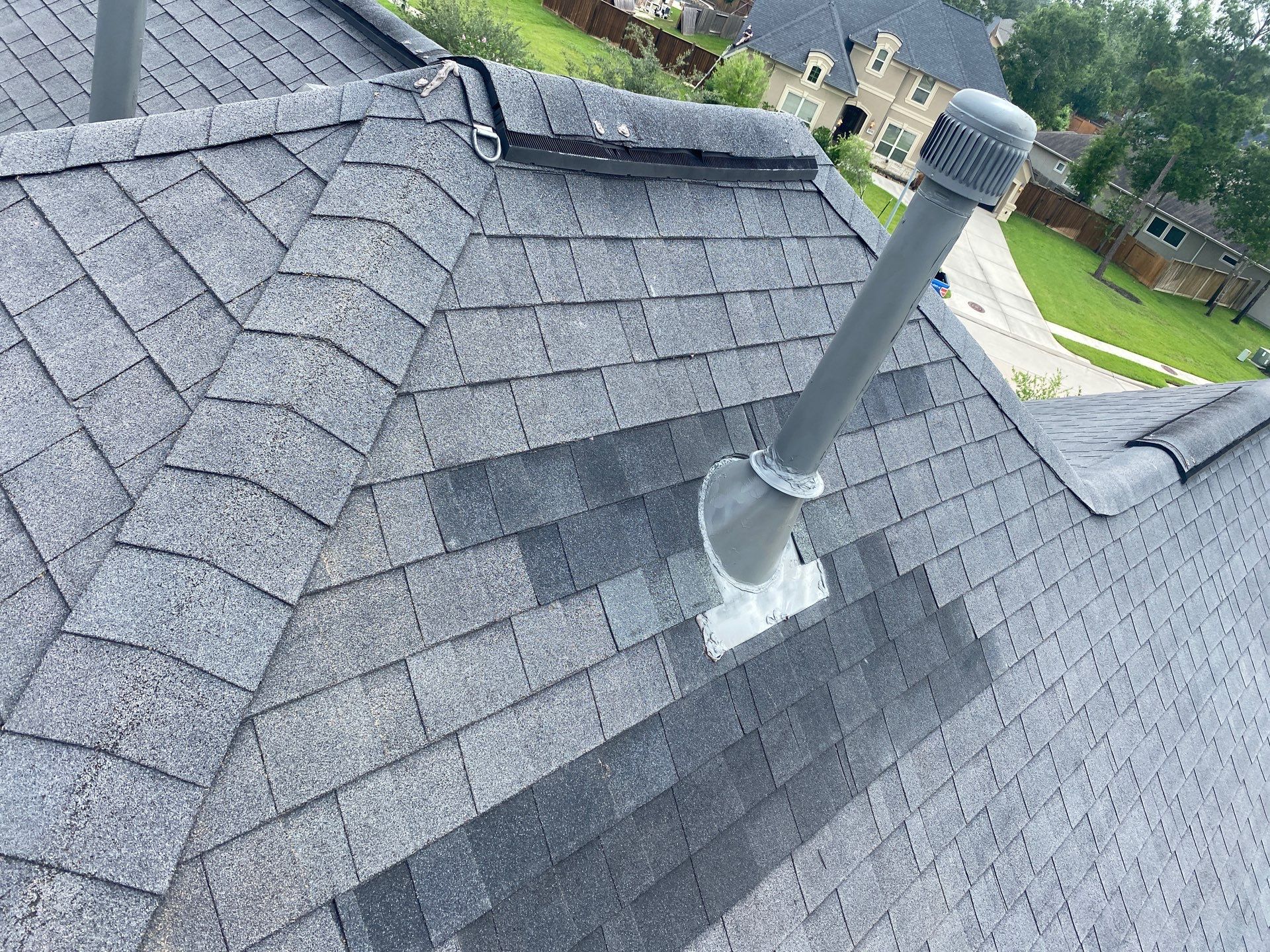 Hail Damage using Owen's Corning Duration (Lifetime) Shingles by Roof Repair Company