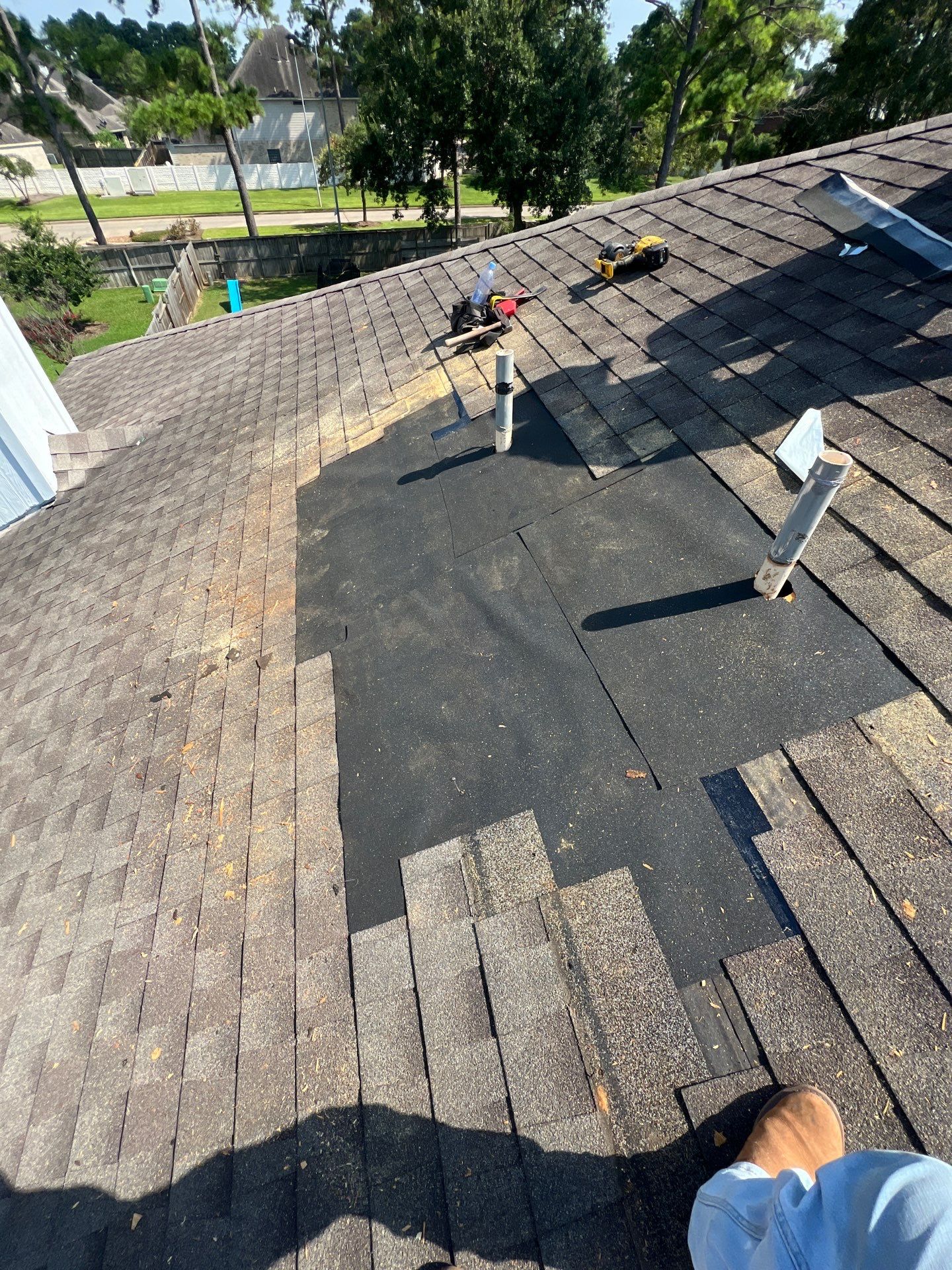 Hail Damage using Owen's Corning Duration (Lifetime) Shingles by Roof Repair Company