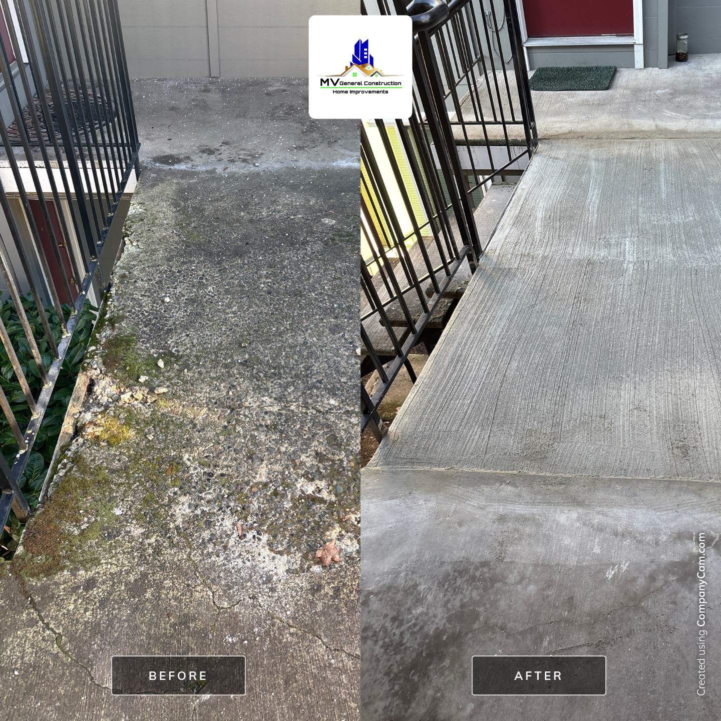 540 - Concrete Stair Repair by MV General Construction, LLC