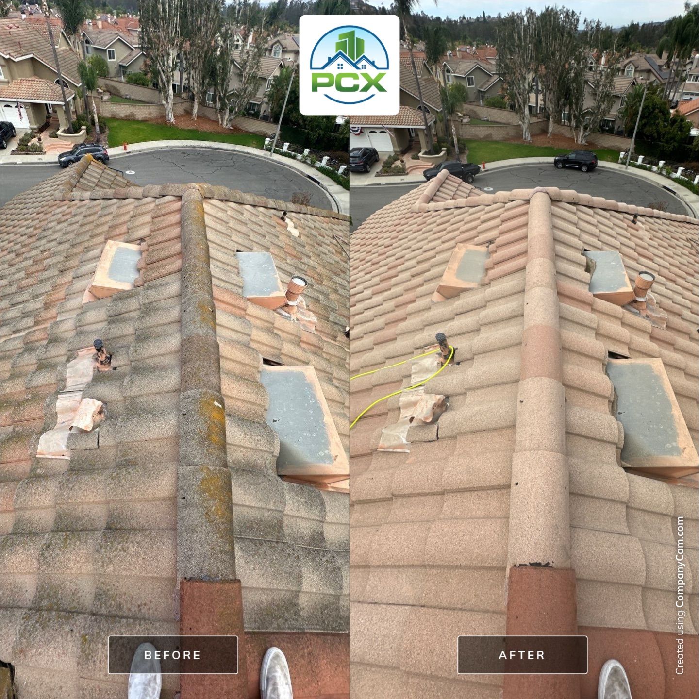 Roof wash and solar cleaning in Orange, CA by Property Cleaning Experts, LLC
