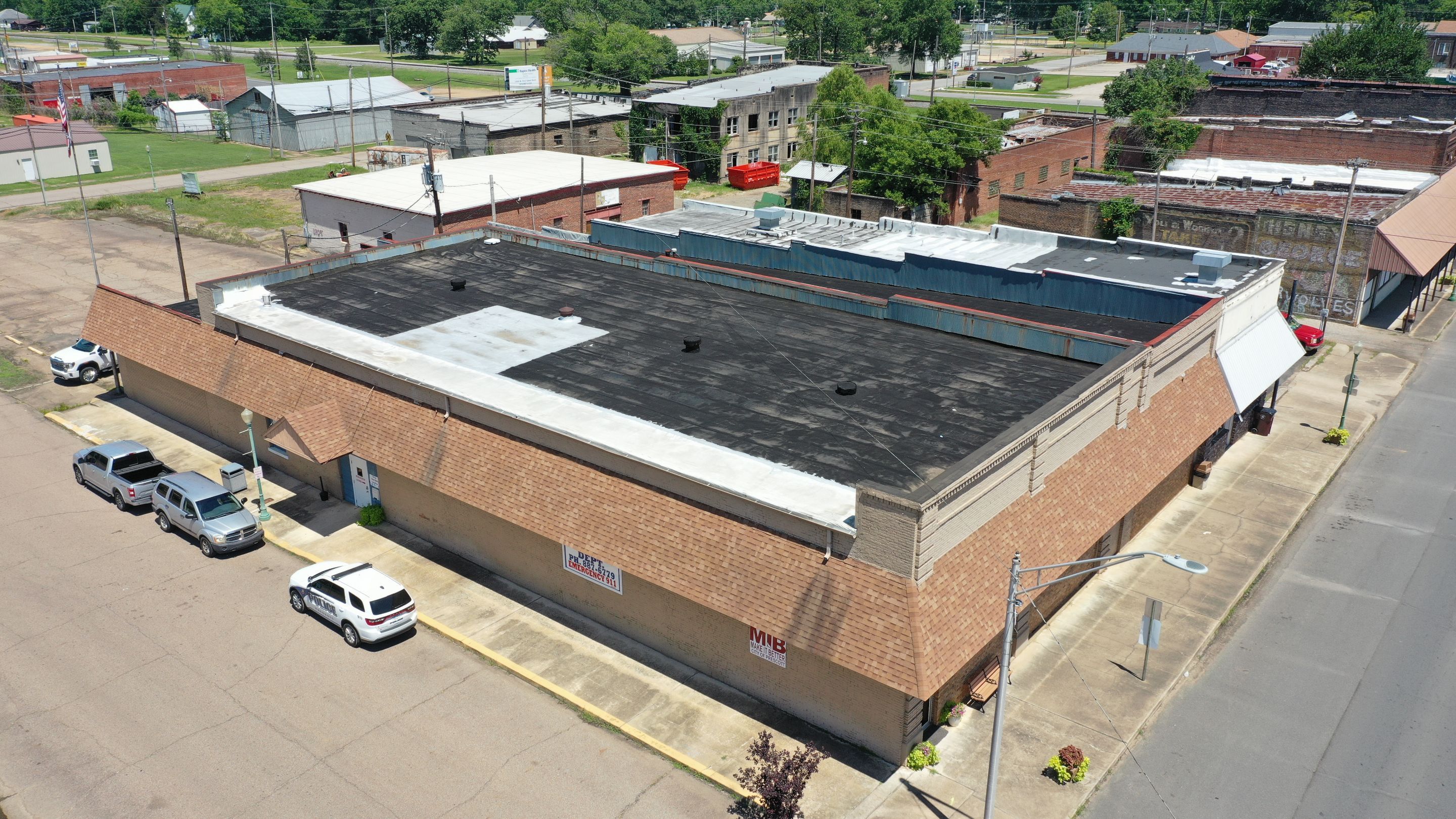 Police Department of Prescott, Arkansas by Hostetler Roofing