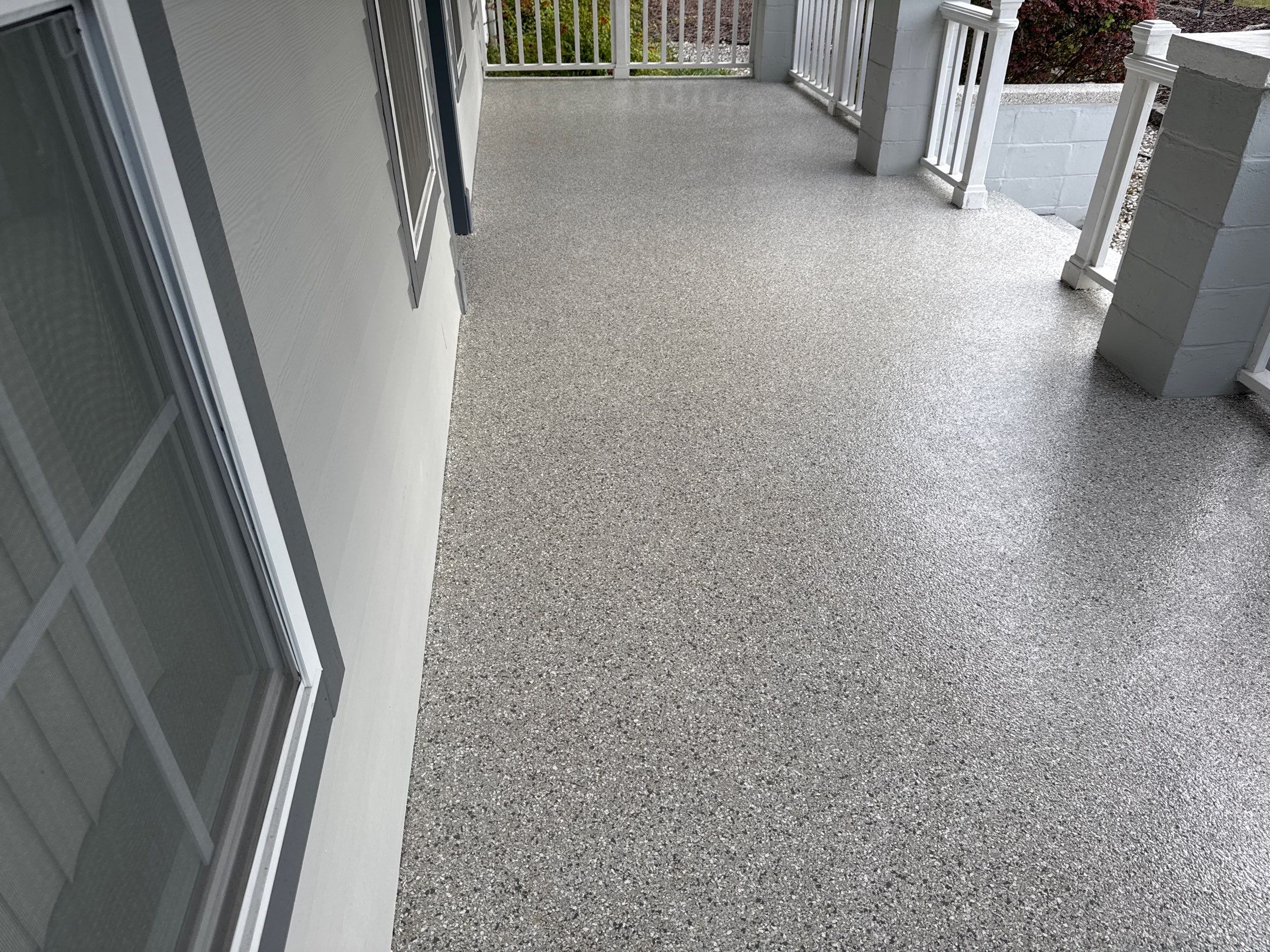 Front Porch in Newberry, Fl in Mount Everest by Cross Creek Concrete Coatings