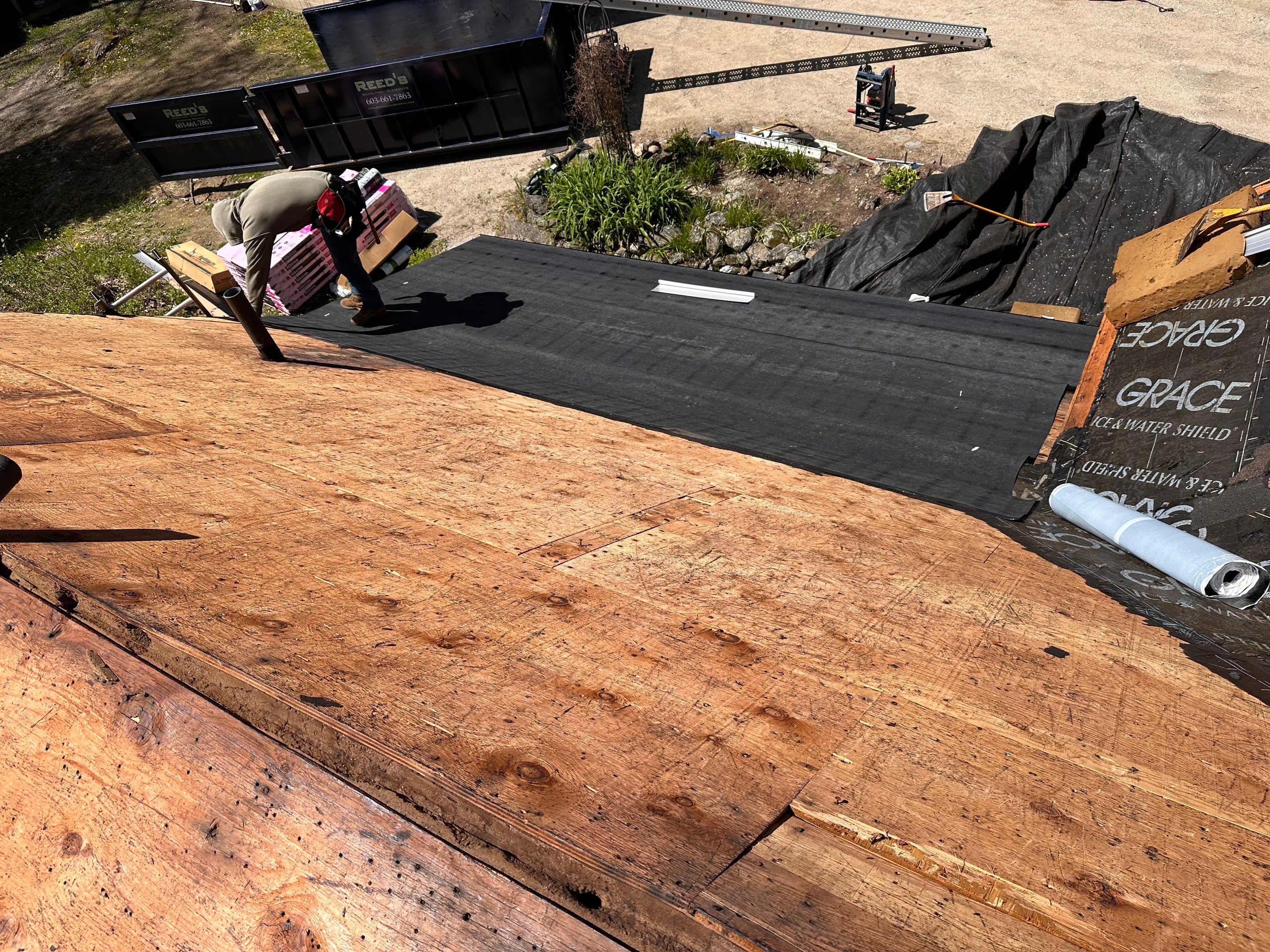 Green Architectural Asphalt Shingle Roof Replacement in Epsom by Tall pine roofing
