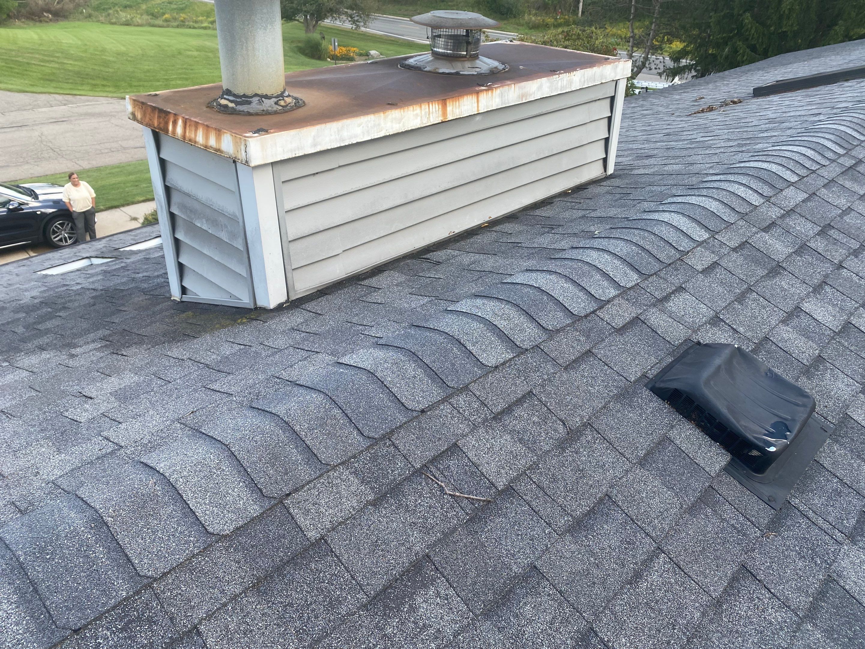 Residential Roofing Installation using Certainteed Landmark ClimateFlex by GRACCO