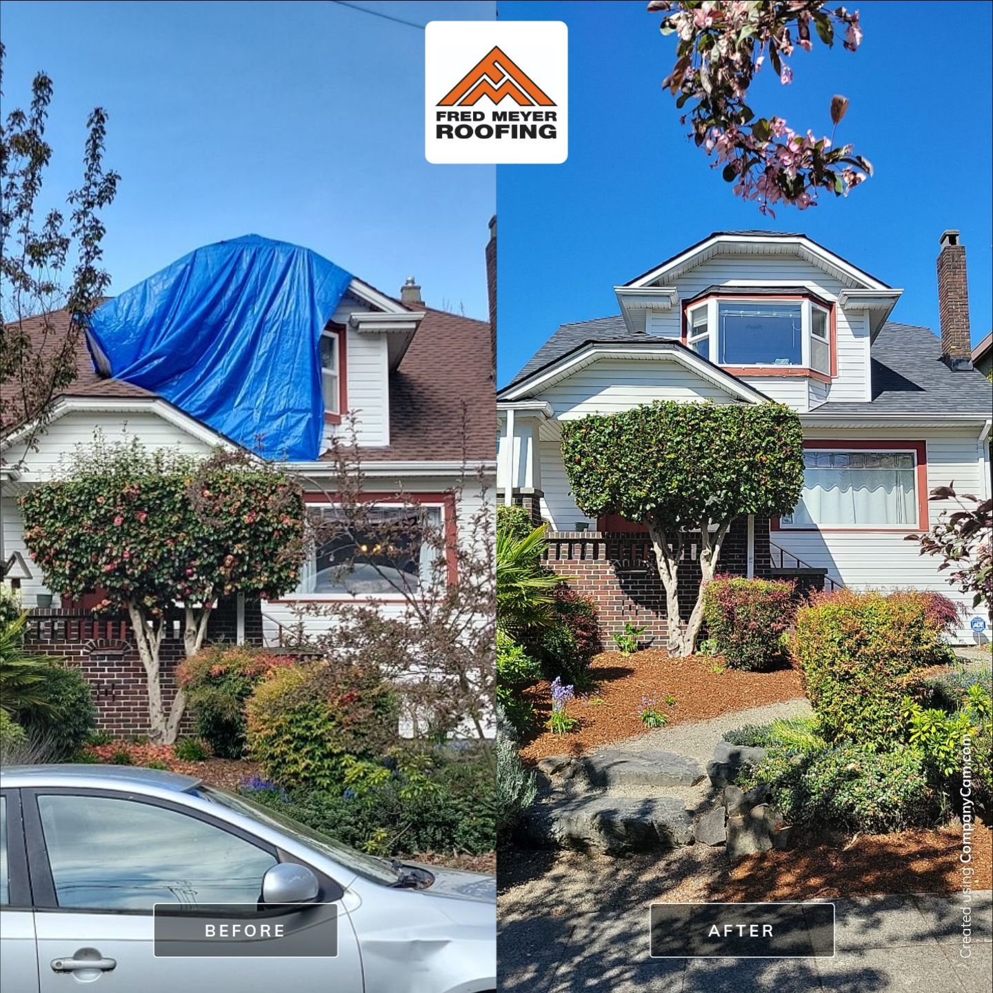 Roof Project in Seattle by Fred Meyer Roofing