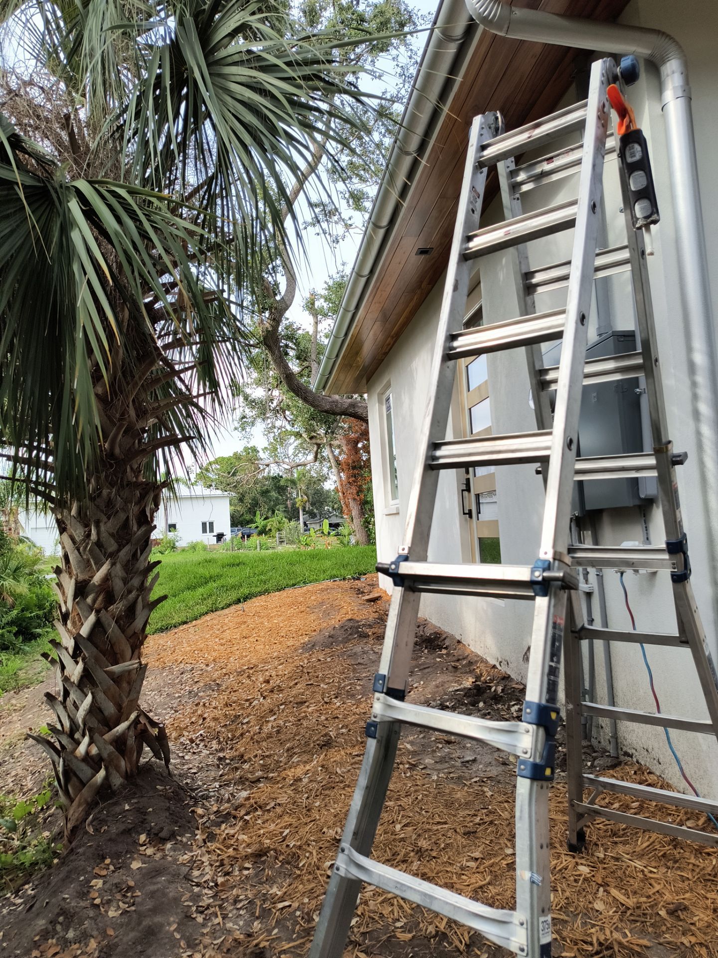 Half-Round Aluminum Gutters in Nokomis FL by Gutter Professors