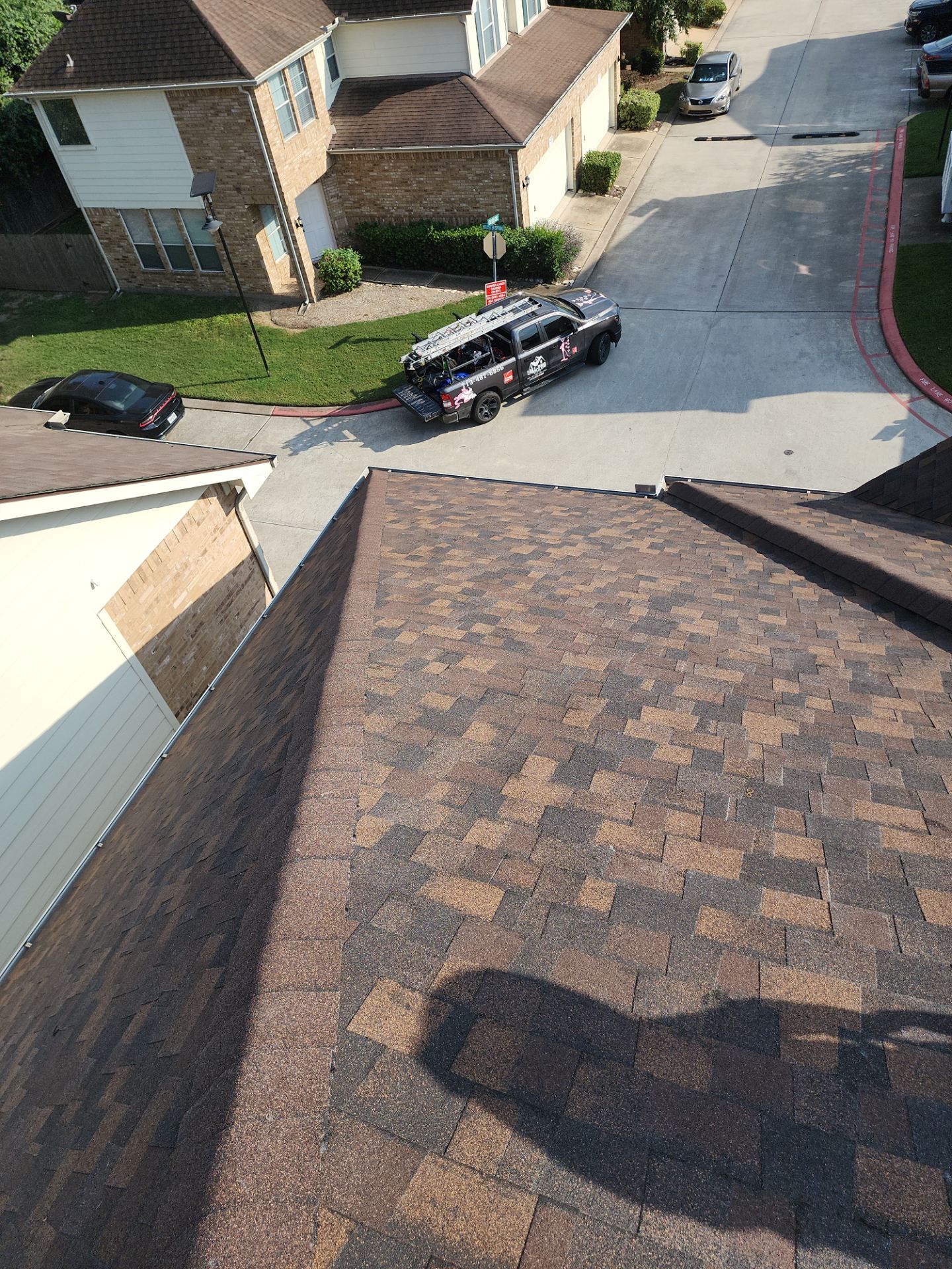 Residential Roofing Installation using Owen's Corning Duration (Lifetime) Shingles by Roof Repair Company