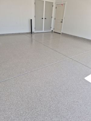 Limestone Hybrid Garage Floor Transformation in Coeur d'Alene