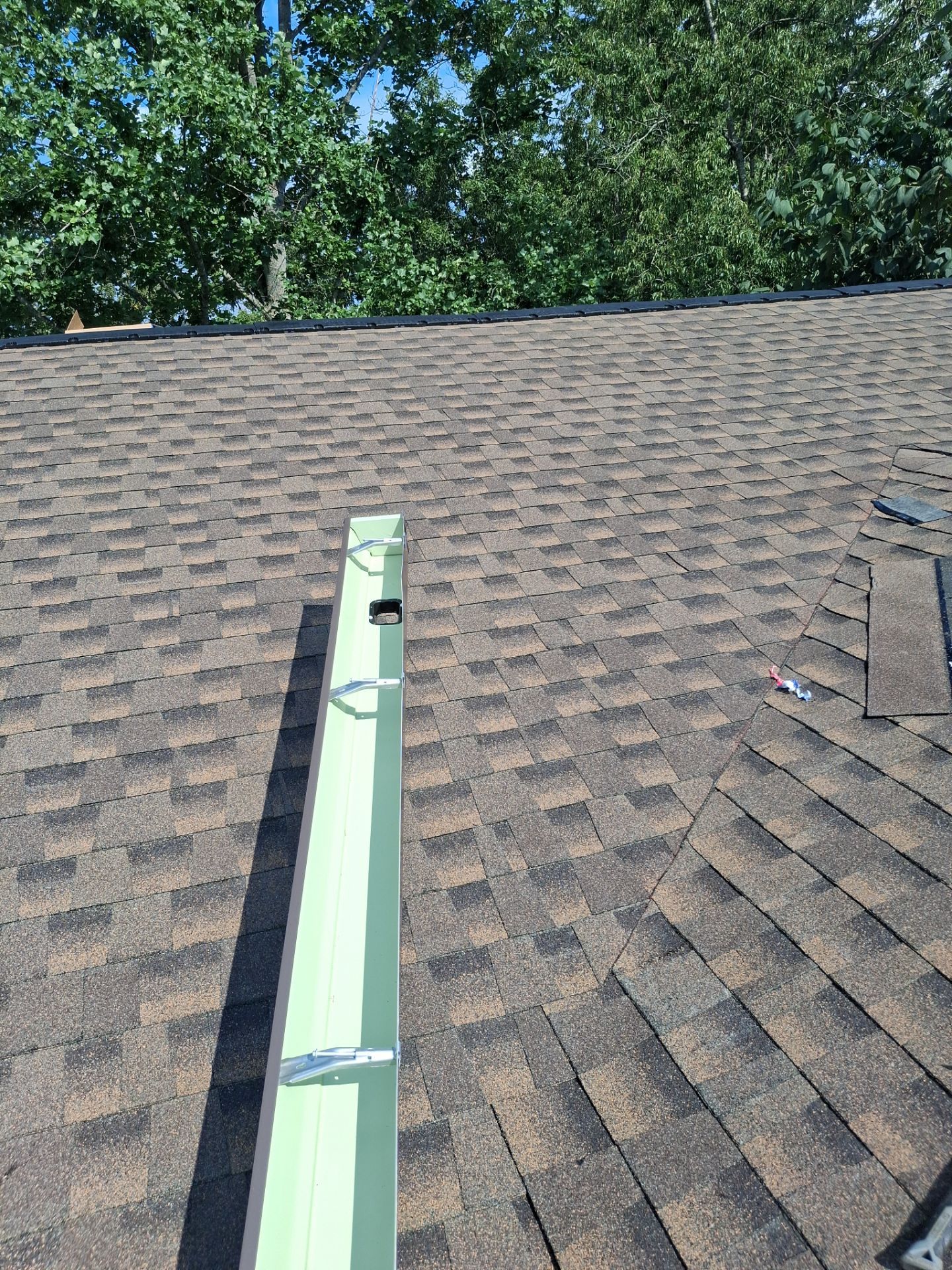 Residential Roofing Installation using GAF Timberline HDZ Barkwood by Rainstoppers Roofing