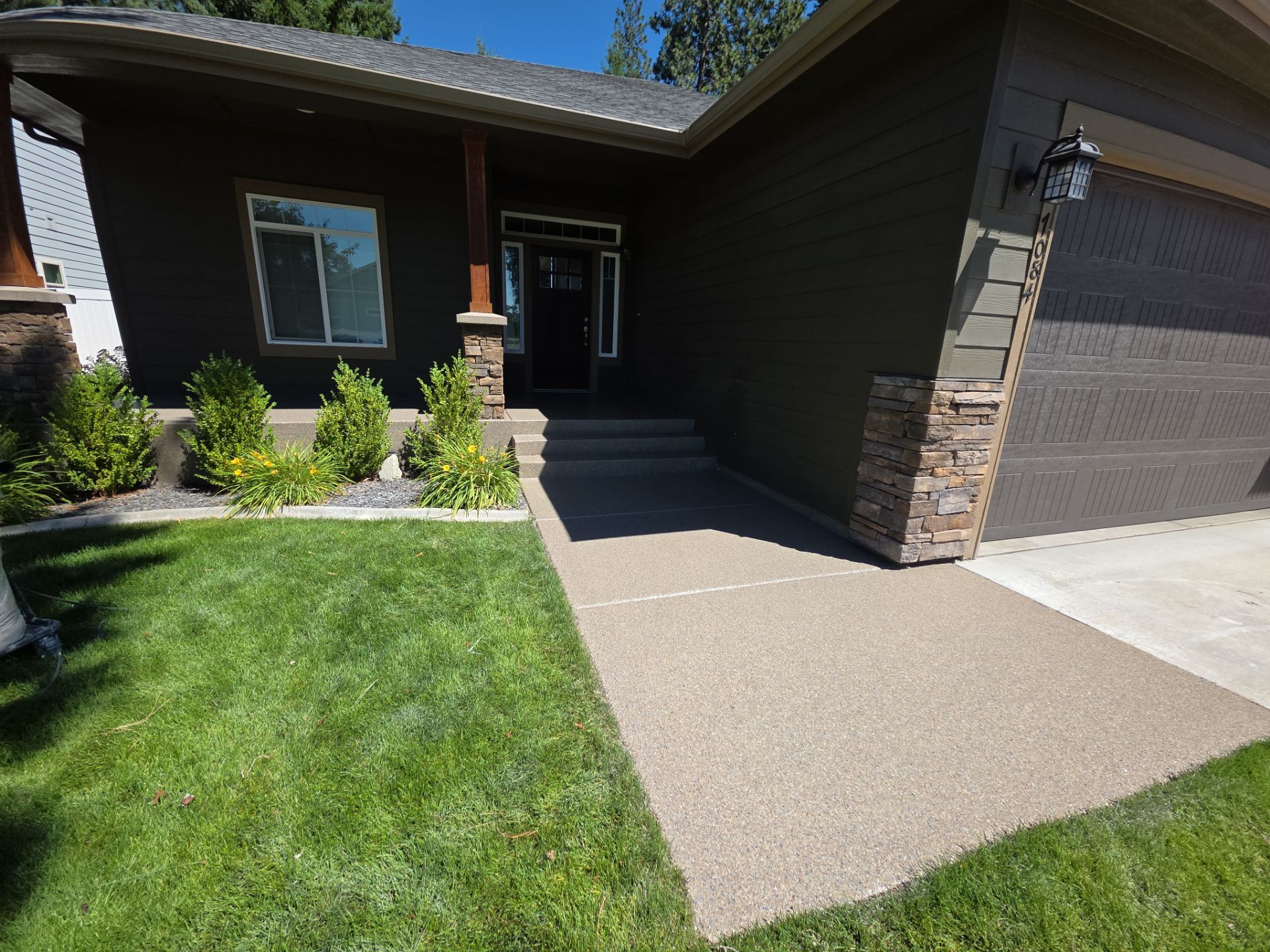 Patio Transformation using Flint by Croc Coatings, LLC