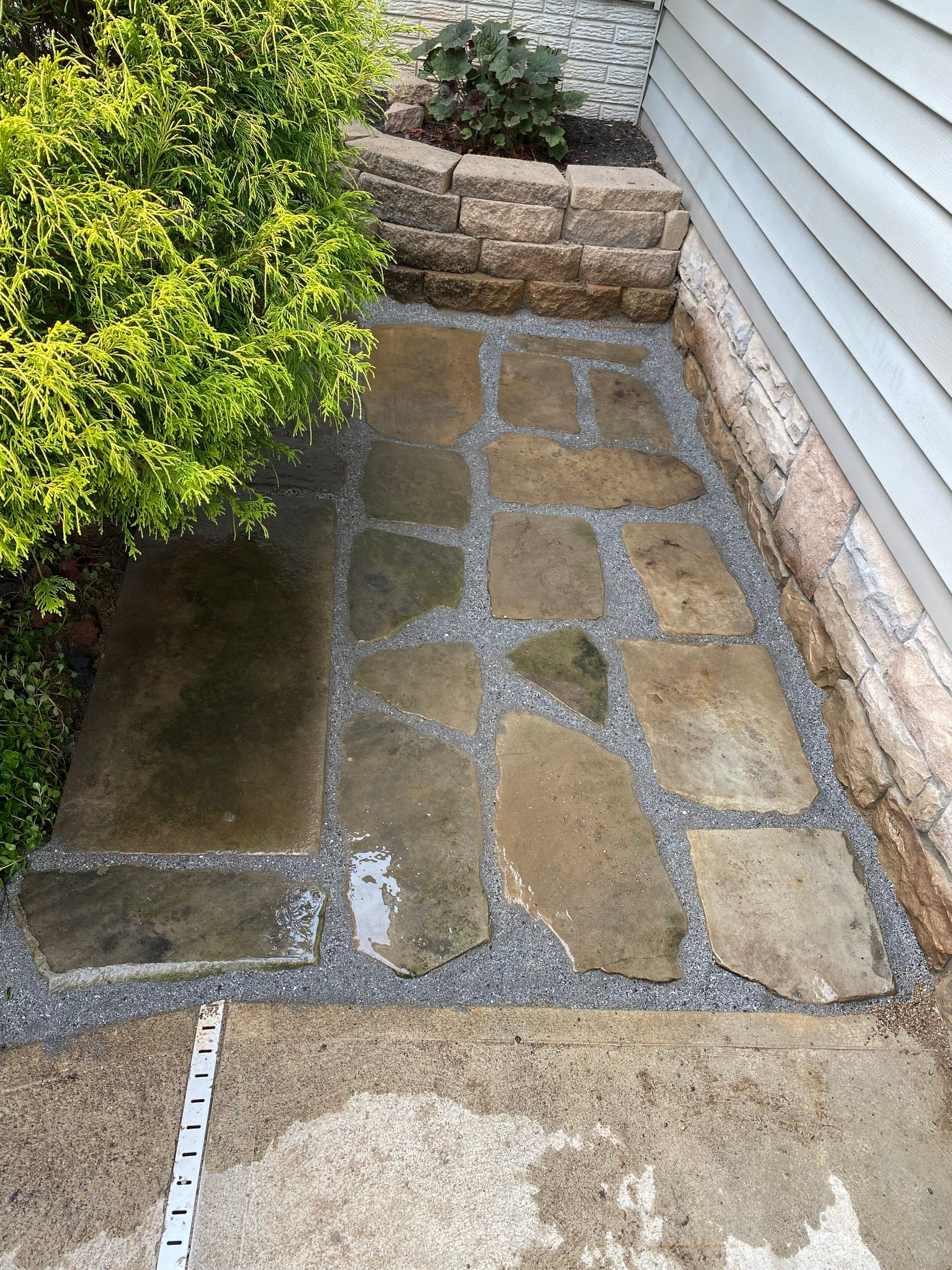 Hardscape River Wall Projects by Elm Rose Gardens