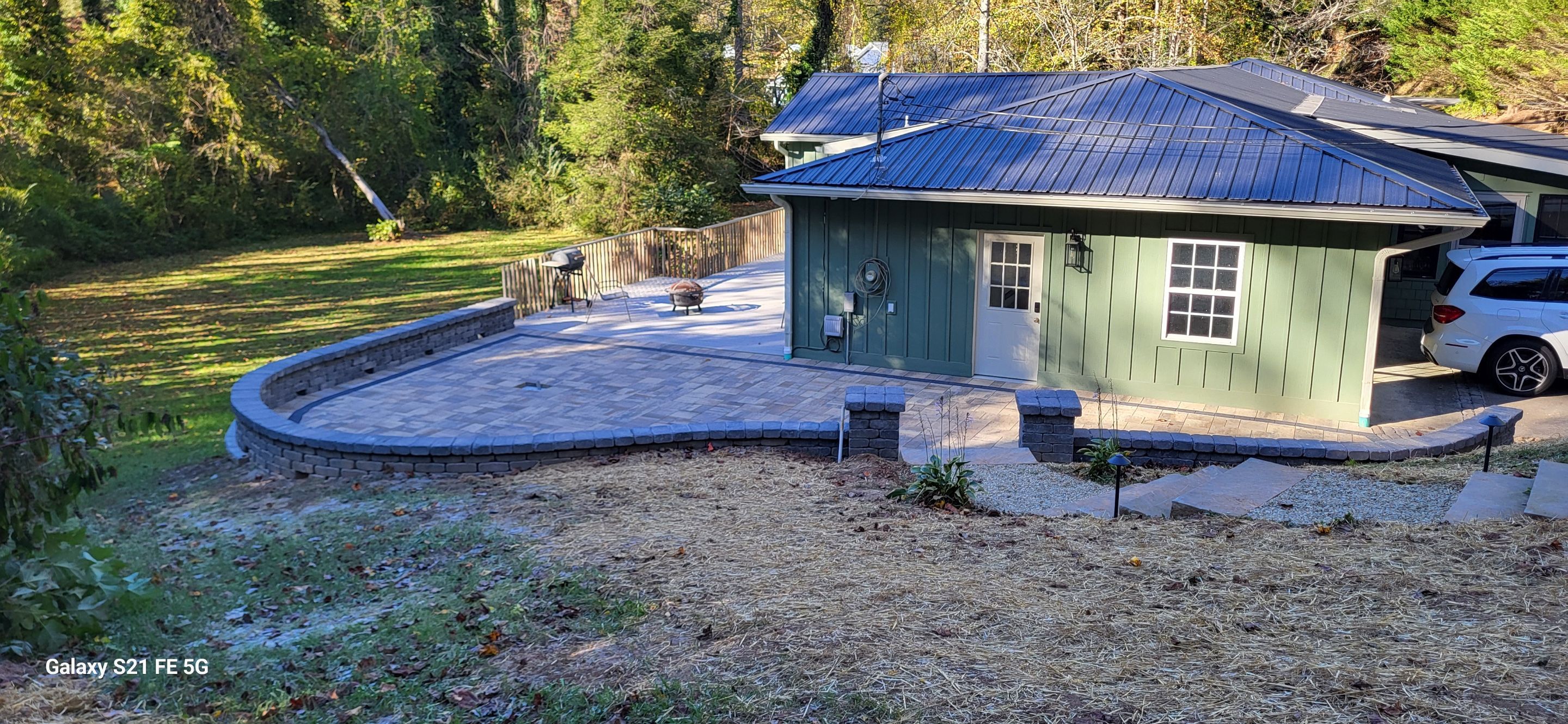 Patio & Fire Pit Retreat by B&B Landscaping