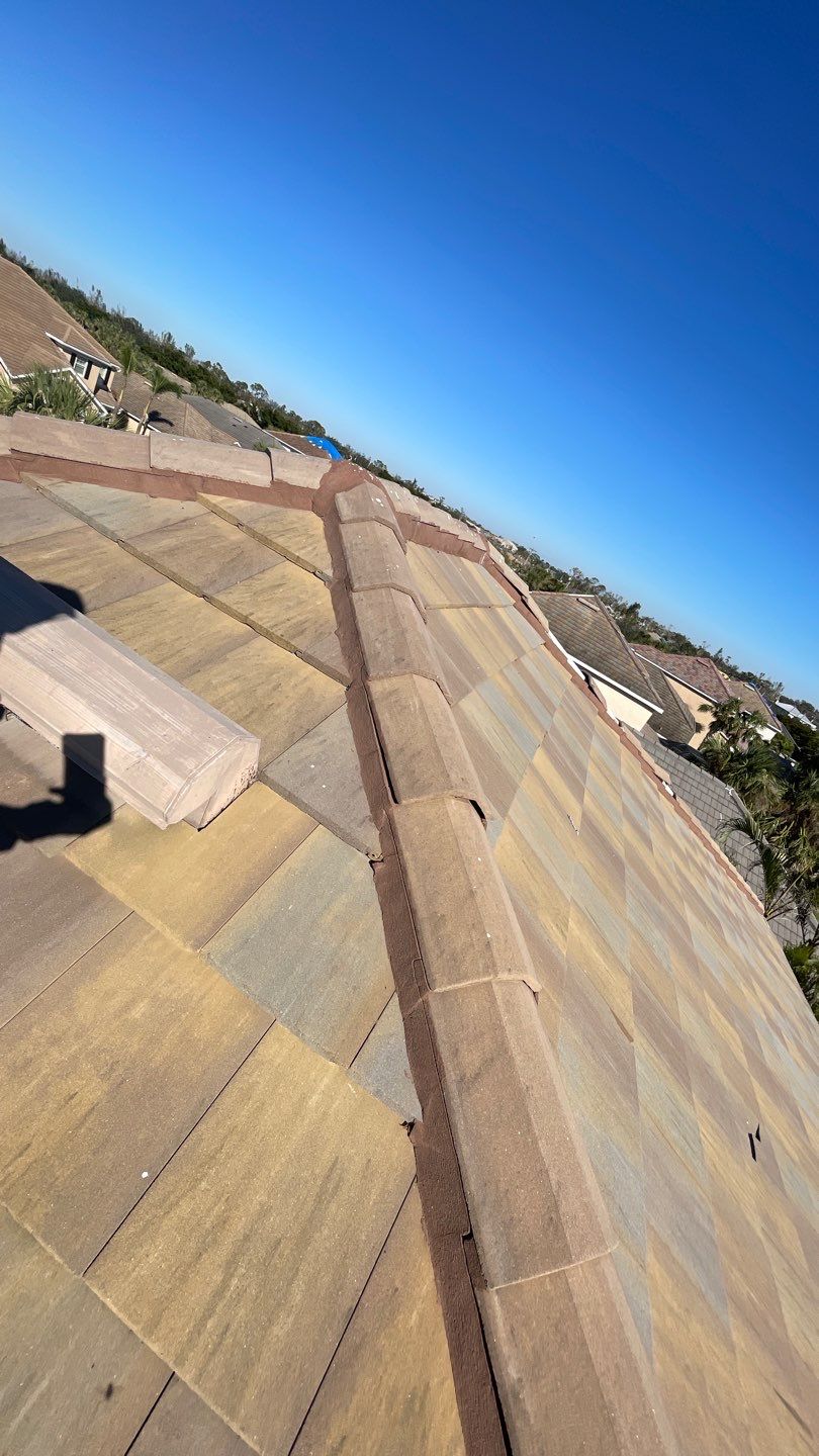 Residential Roofing Repair using Concrete Tile by Four Peaks Roofing