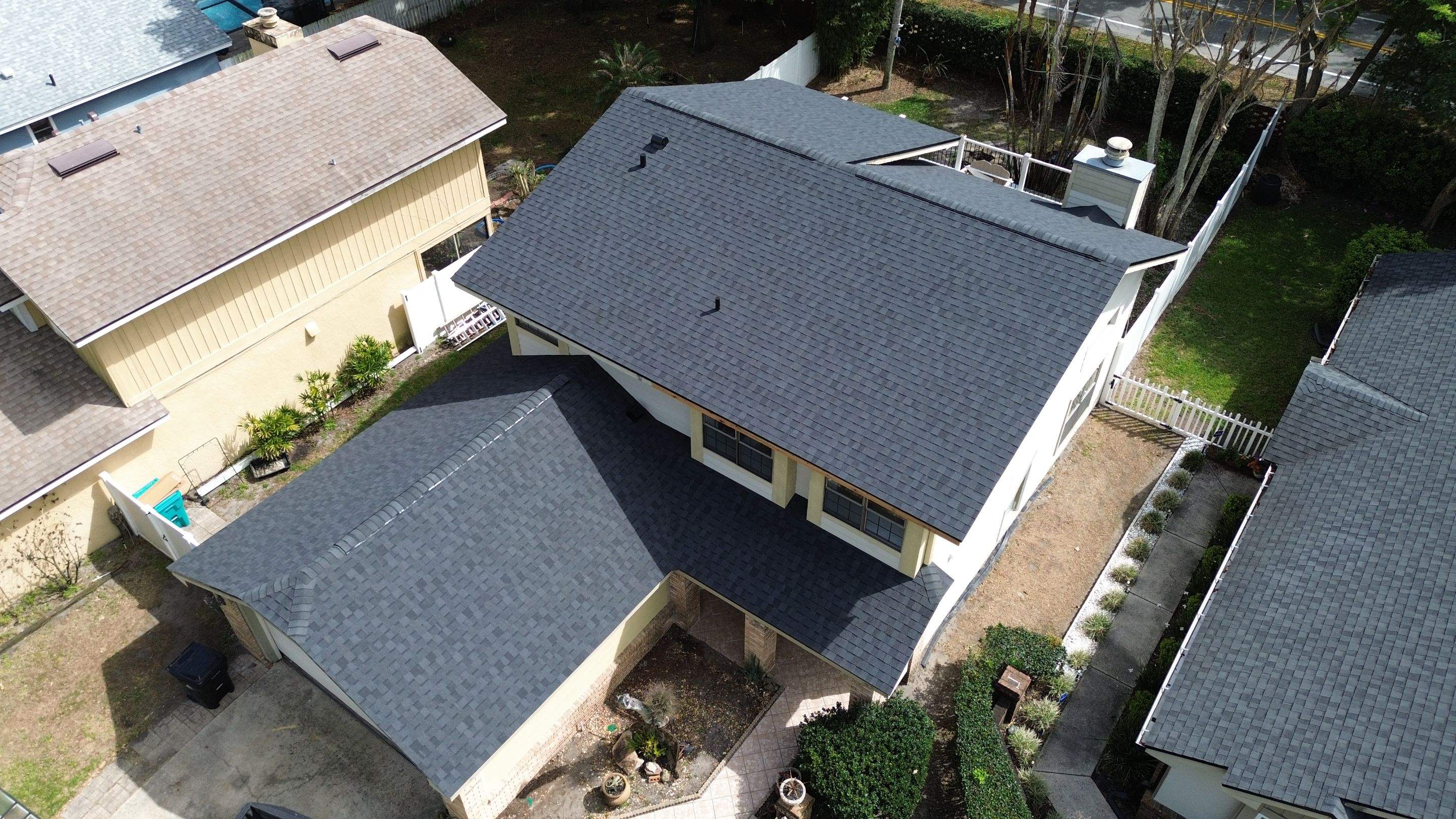 Shingle reroof in Orlando FL by Gold Key Roofing