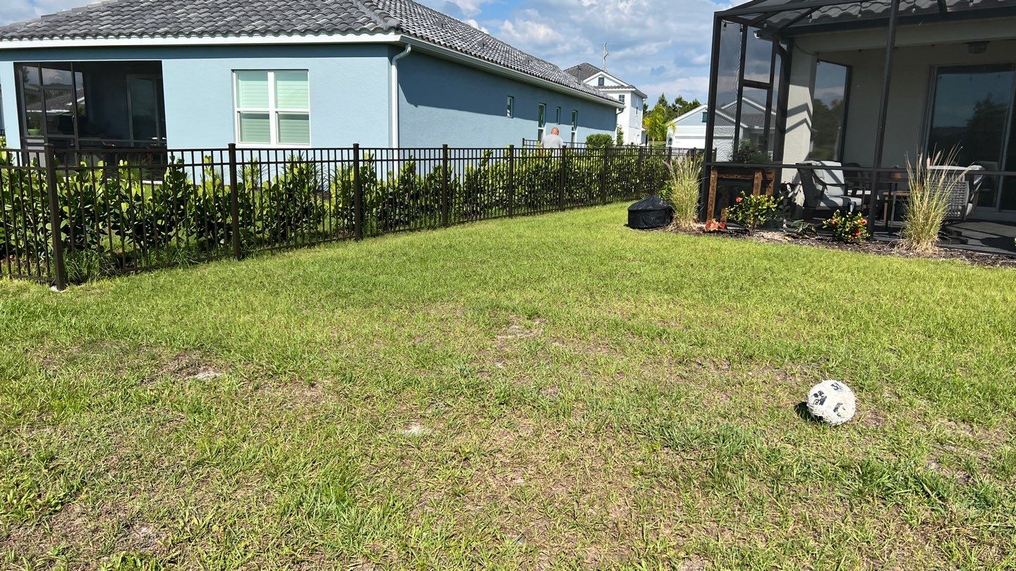 Sarasota, FL 4ft. Tall Black 3-Rail Aluminum Fence by Asap fence and gates, LLC