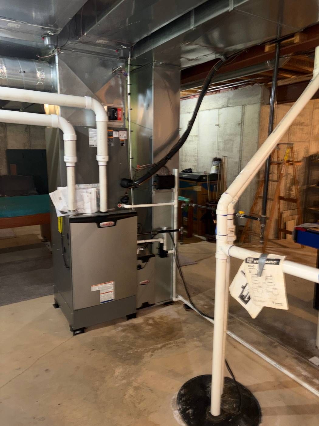 Lennox SLP99V Furnace & SL22KLV Heat Pump Installation with Aeroseal & Duct Cleaning – Woodstock, IL | GSHA Services, LTD by GSHA Services LTD