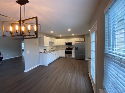 Dallas Georgia Interior Remodel Featuring White Shaker Cabinets and LVP Flooring