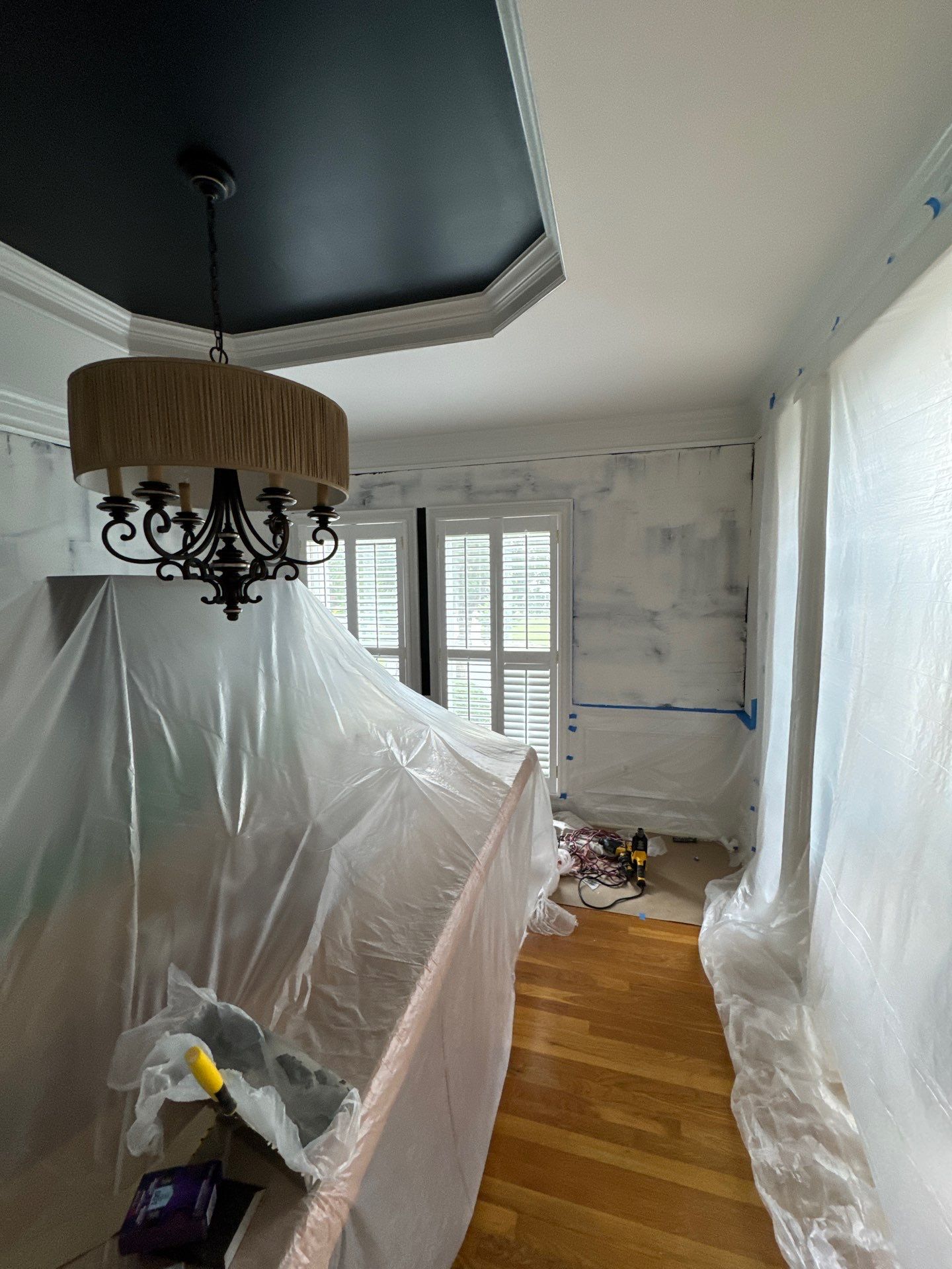Full Interior Home Painting and Screened Porch Refinishing in Alpharetta by Swift Home Renovations