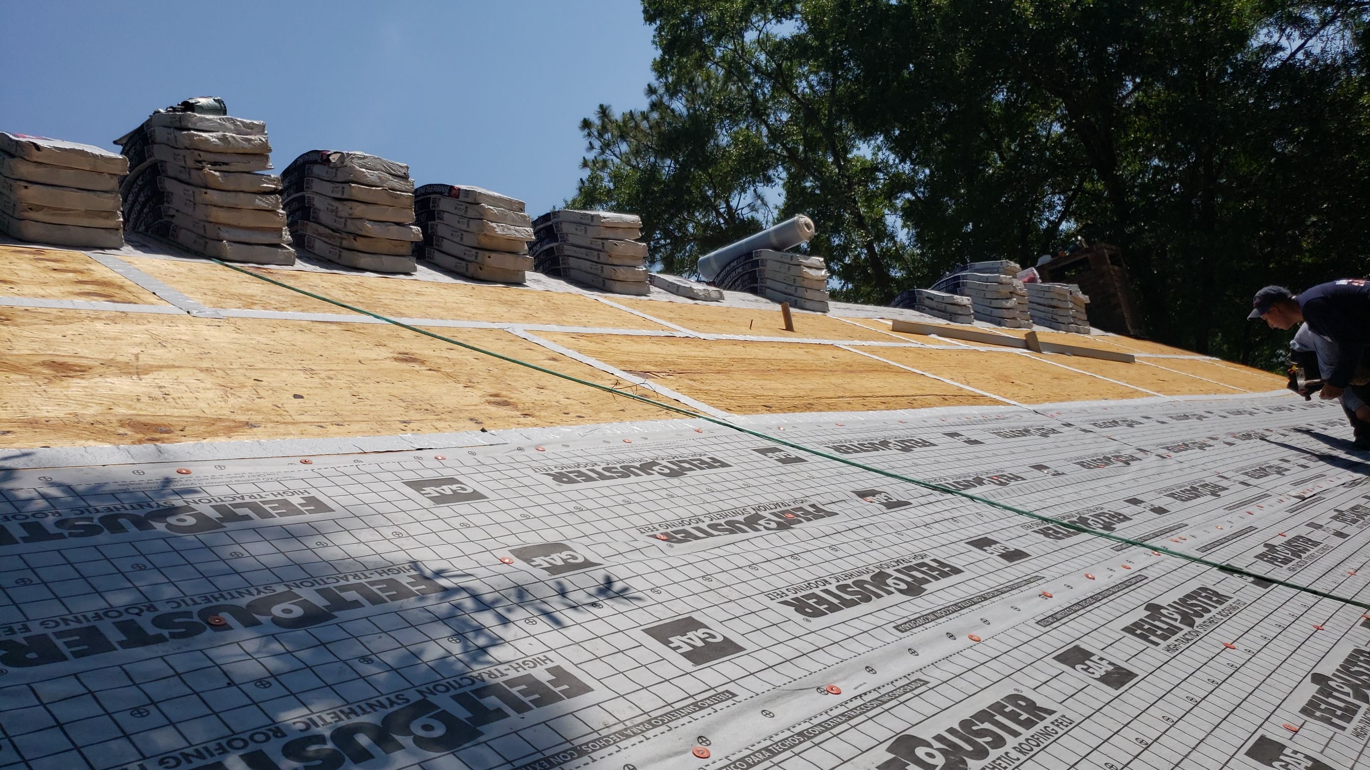 Residential Roofing Installation using Roof Replacement by American Roofing & Construction LLC