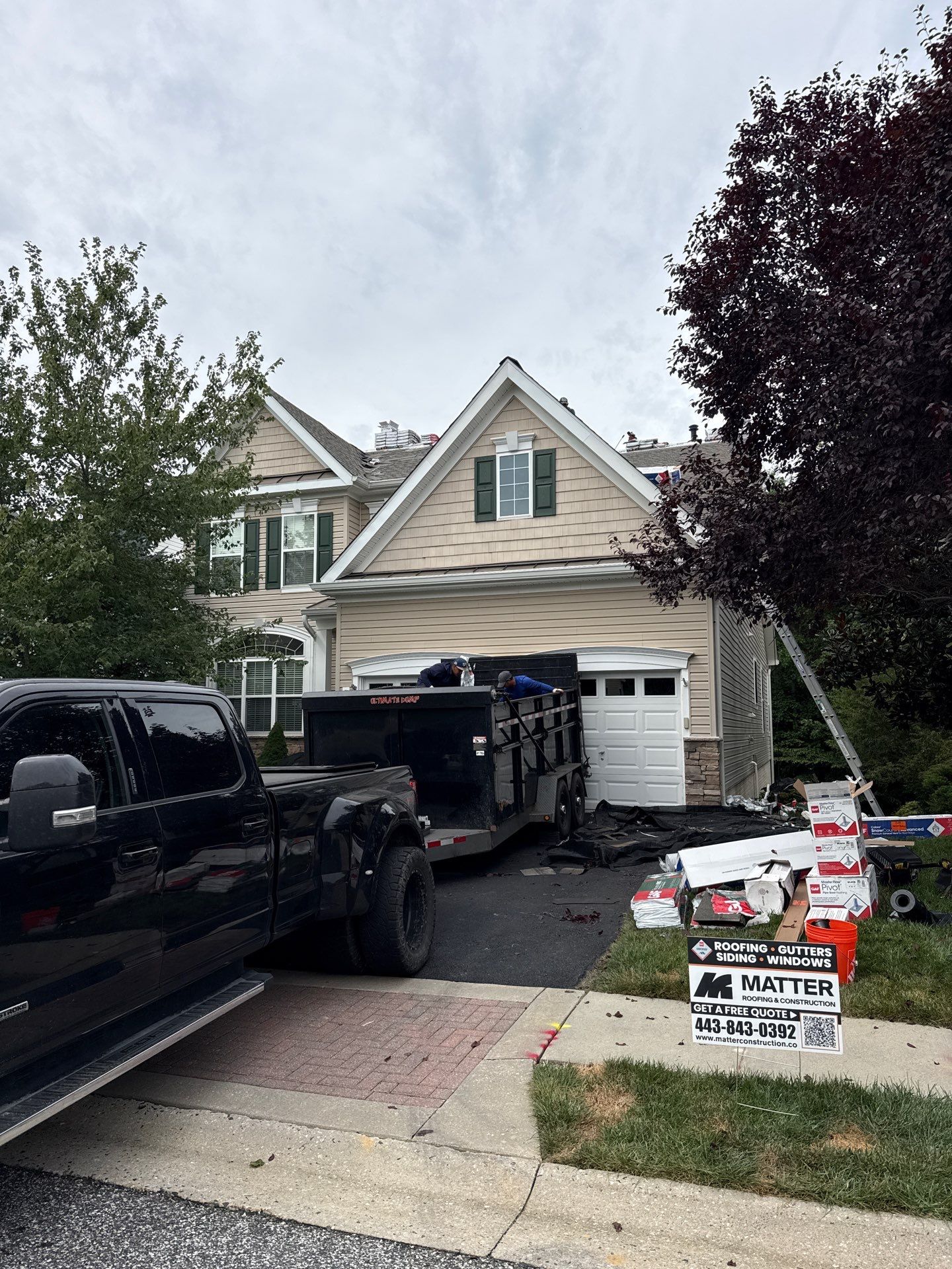 Residential Roofing Installation using GAF Timberline UHDZ by Matter Construction, LLC