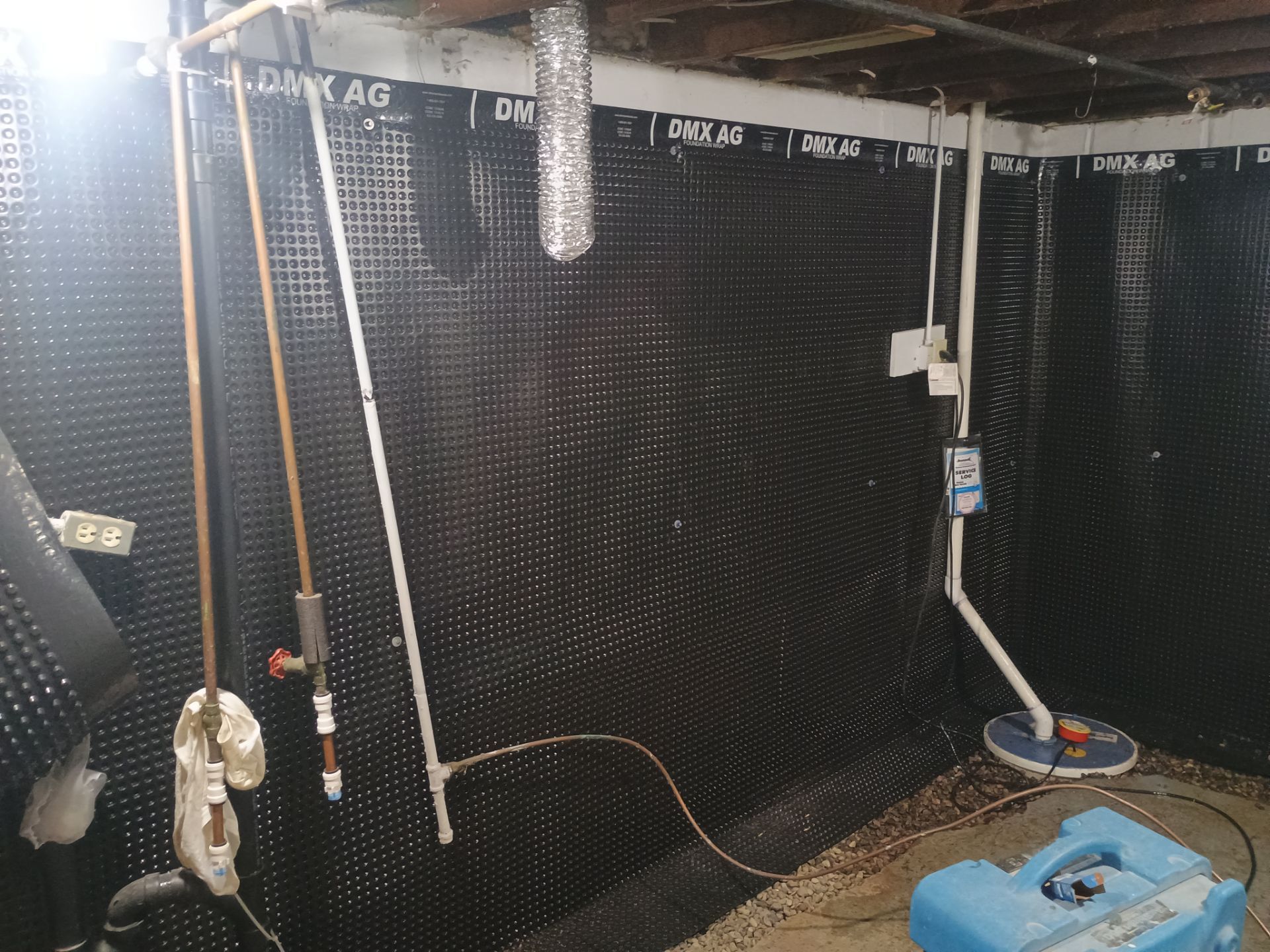 Interior Drain Tile & Yard French Drain in St. Paul, MN by Waterproofing Northeast