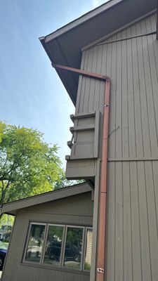 Turtle Shell gutter protection installation in Naperville, IL 60563, photograph 4
