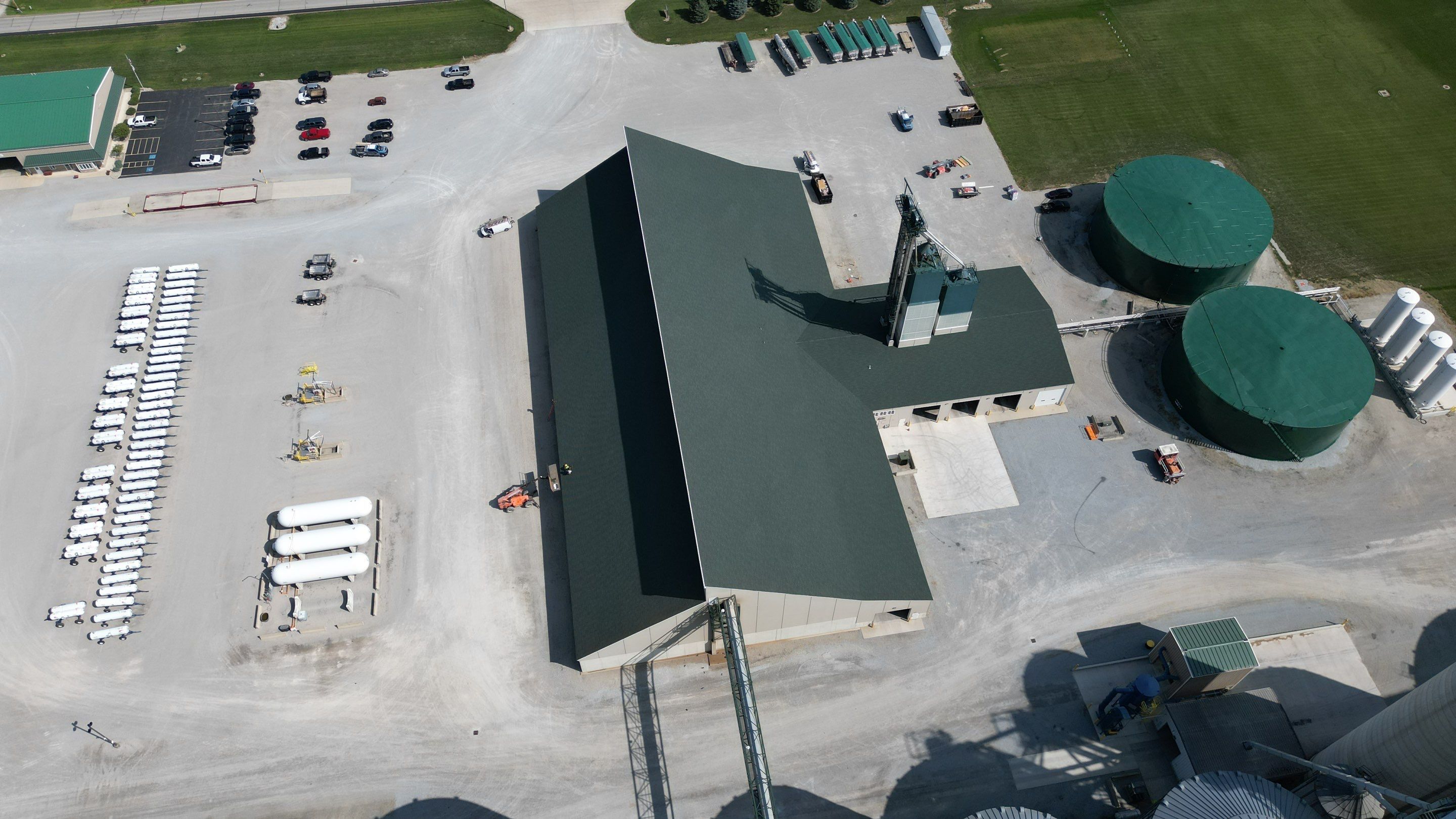 Commercial Roofing Installation using Timberline HDZ Shingles - Hunter Green by RoofX 